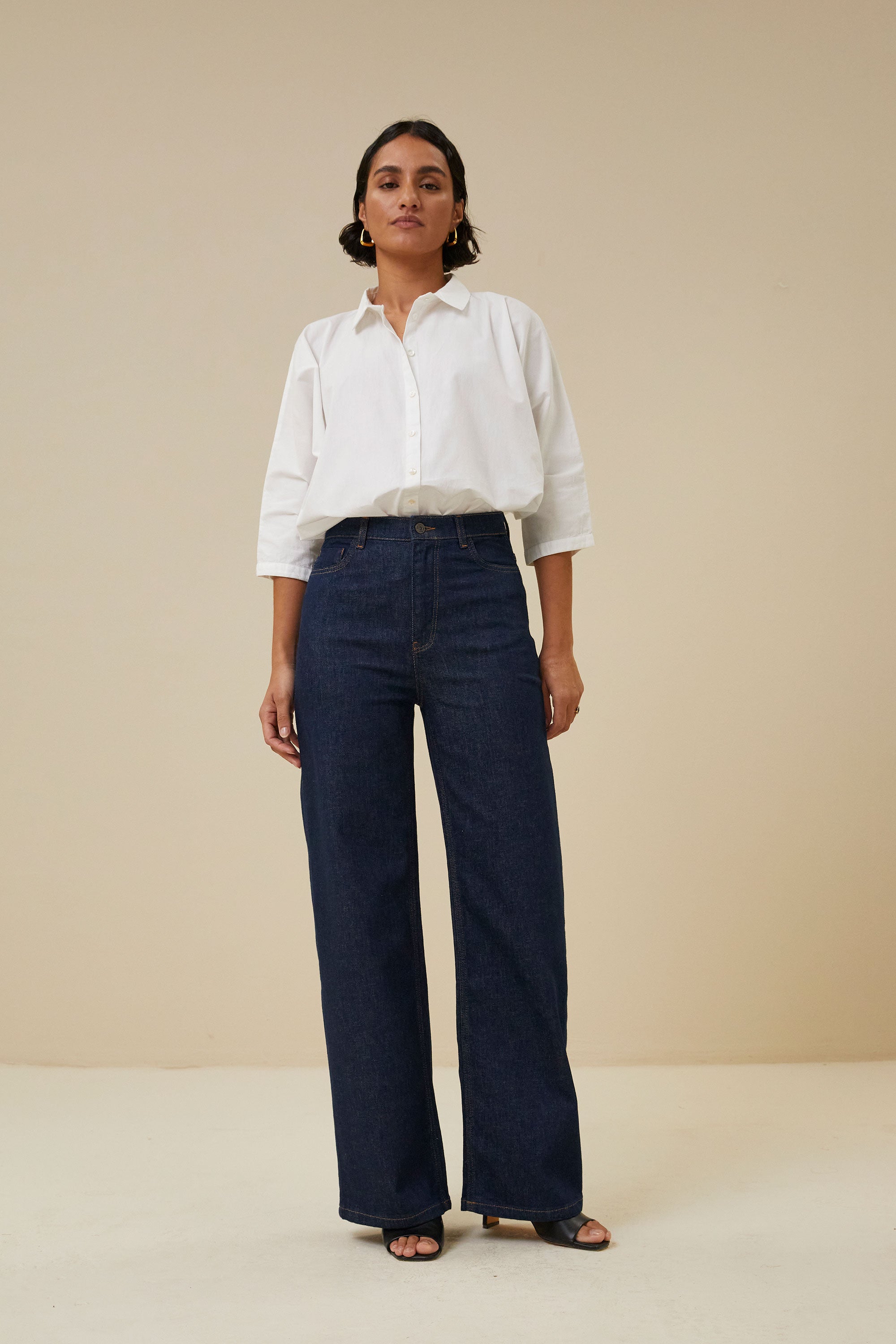 lina pants | dark denim