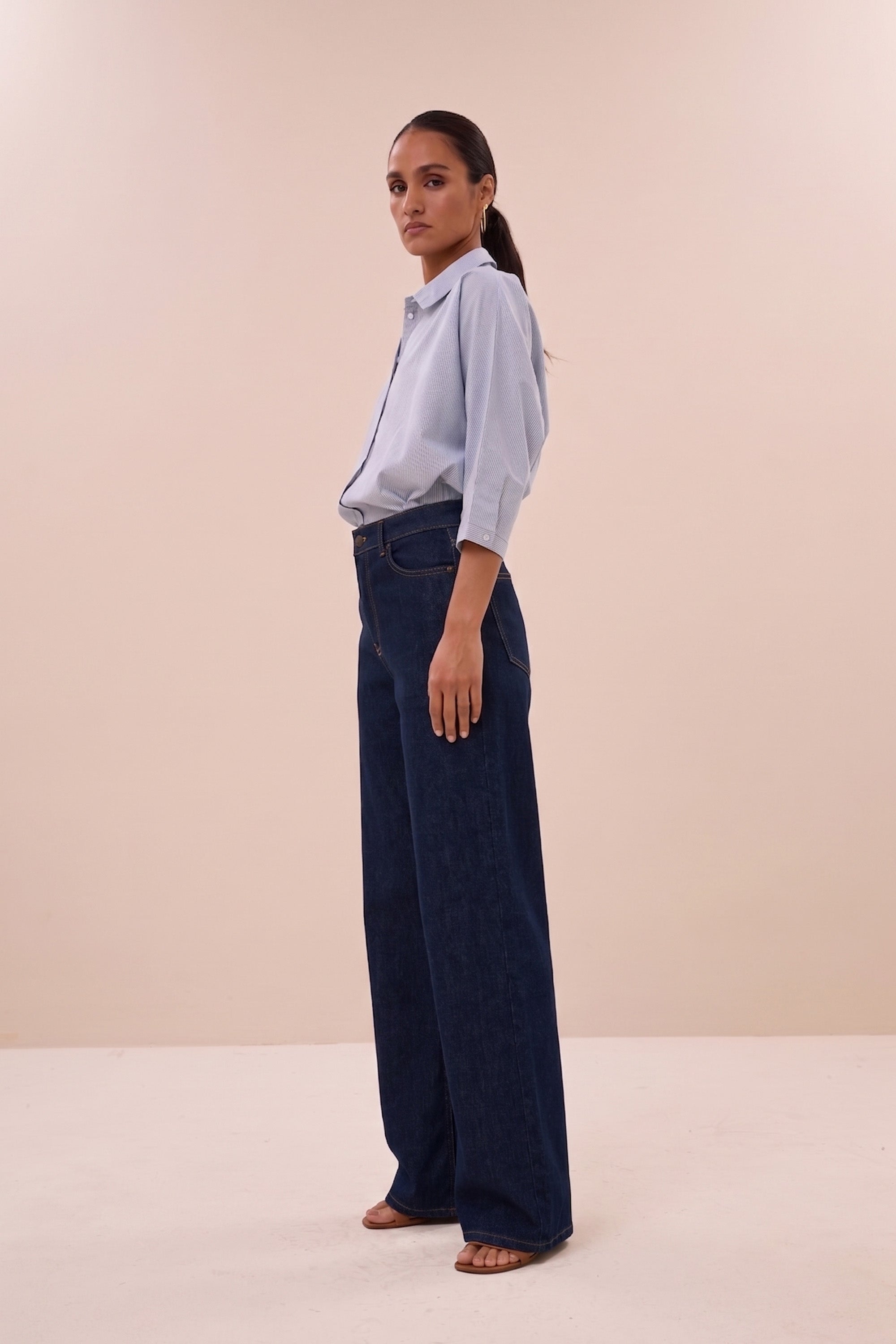 lina pants | dark denim