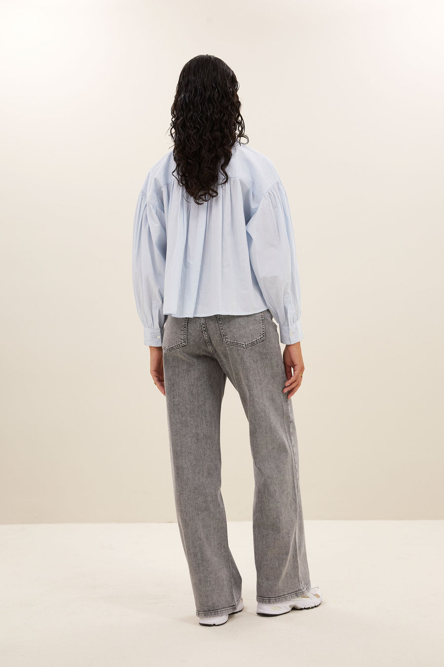lina pants | grey denim