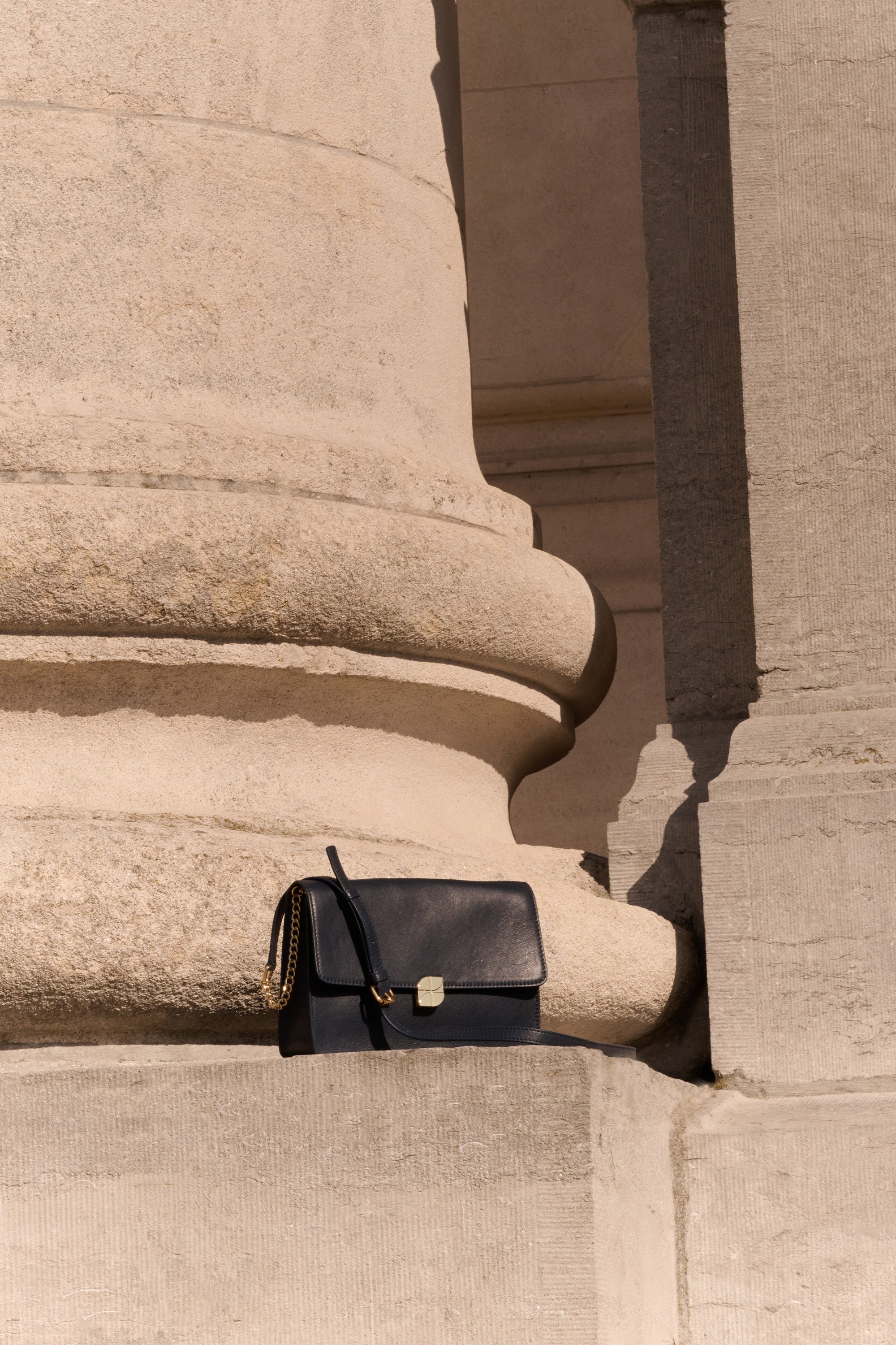 violet bag | black