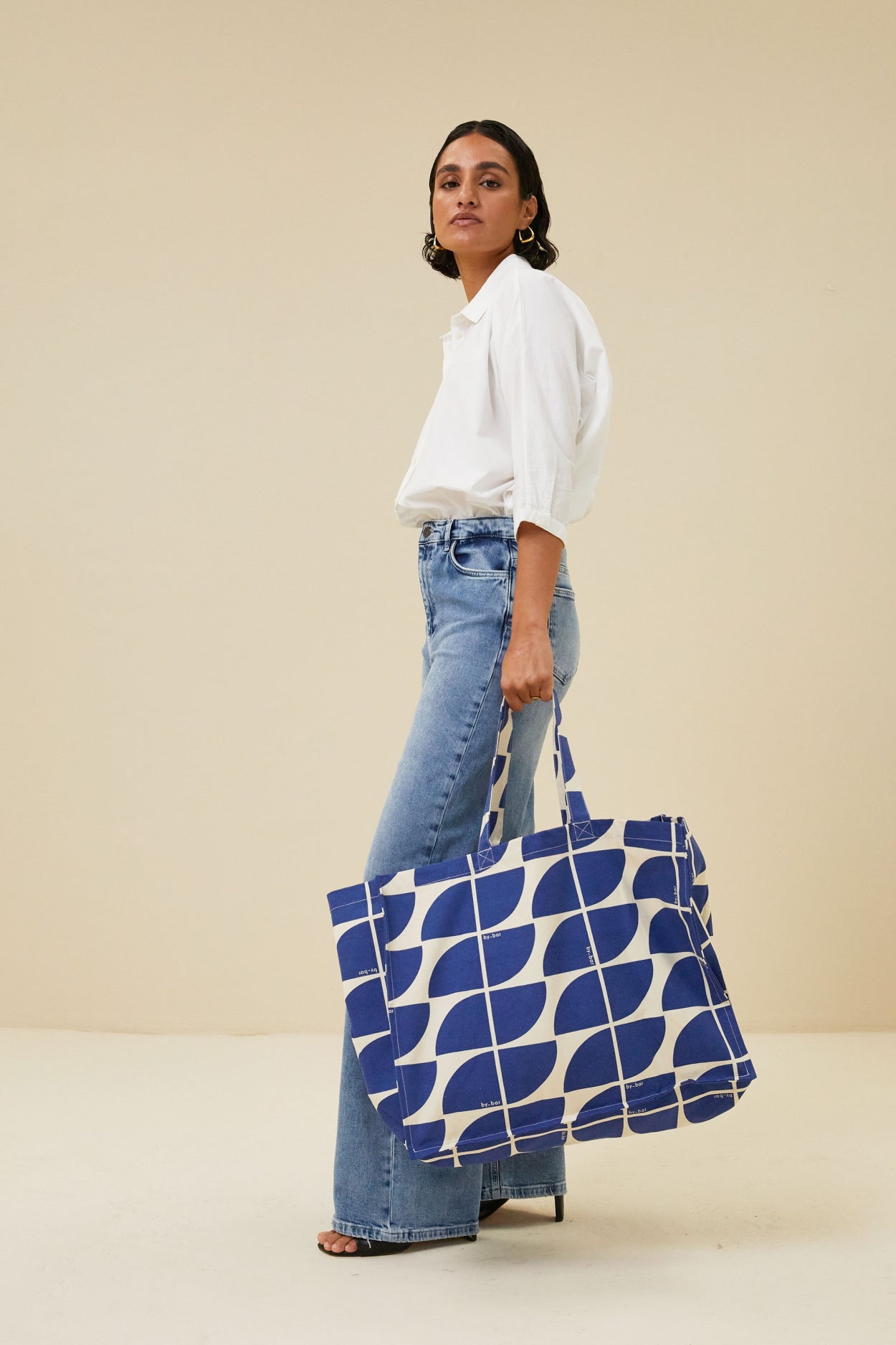 Bolsa de lona con logo L | kingsblue