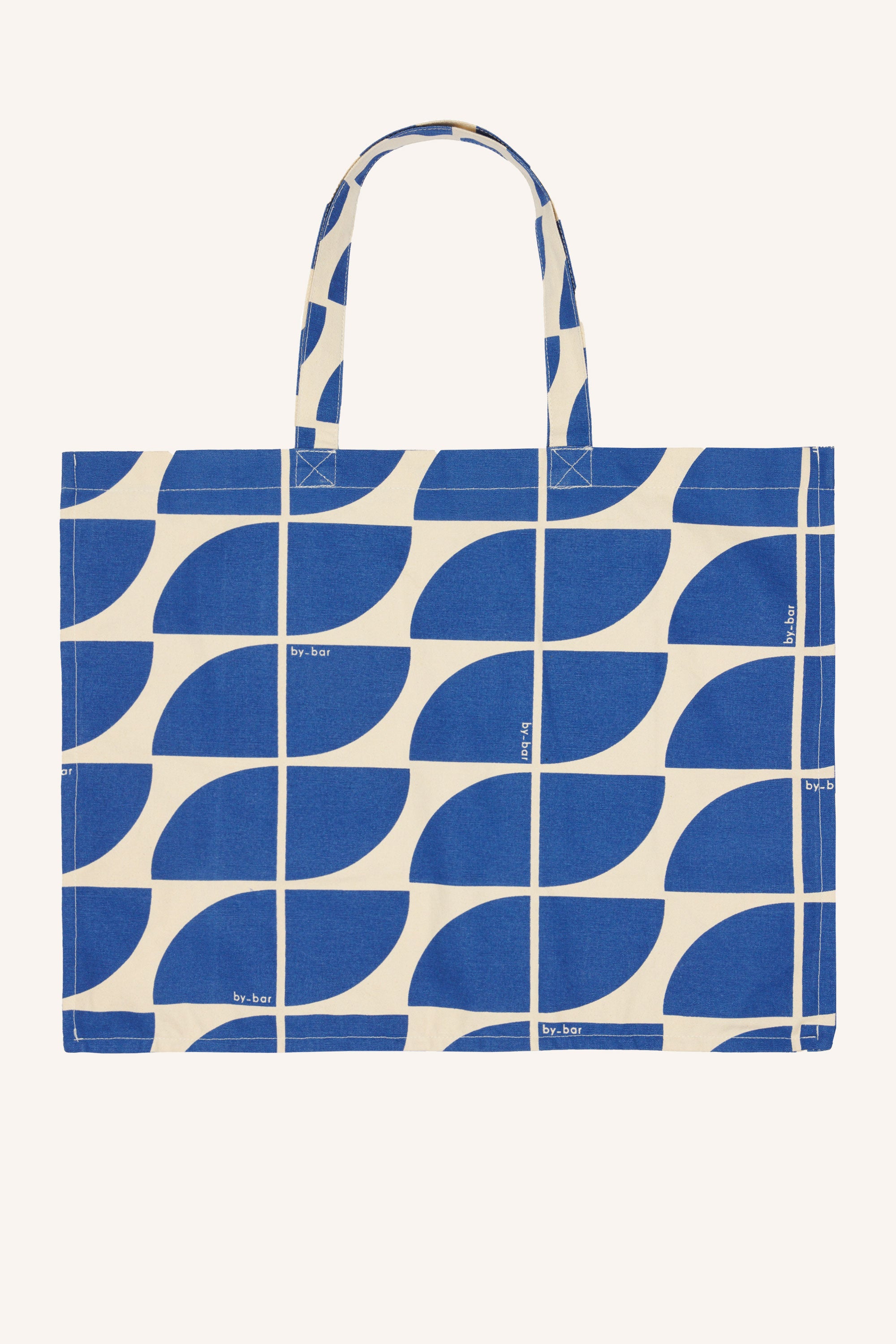 shopper logo bag L | kingsblue