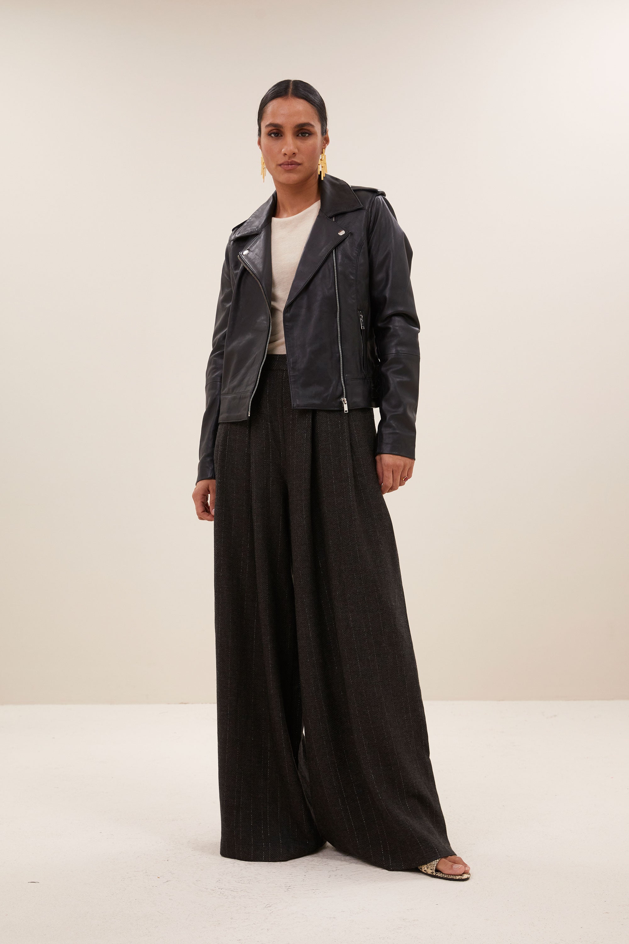 biker jacket | black