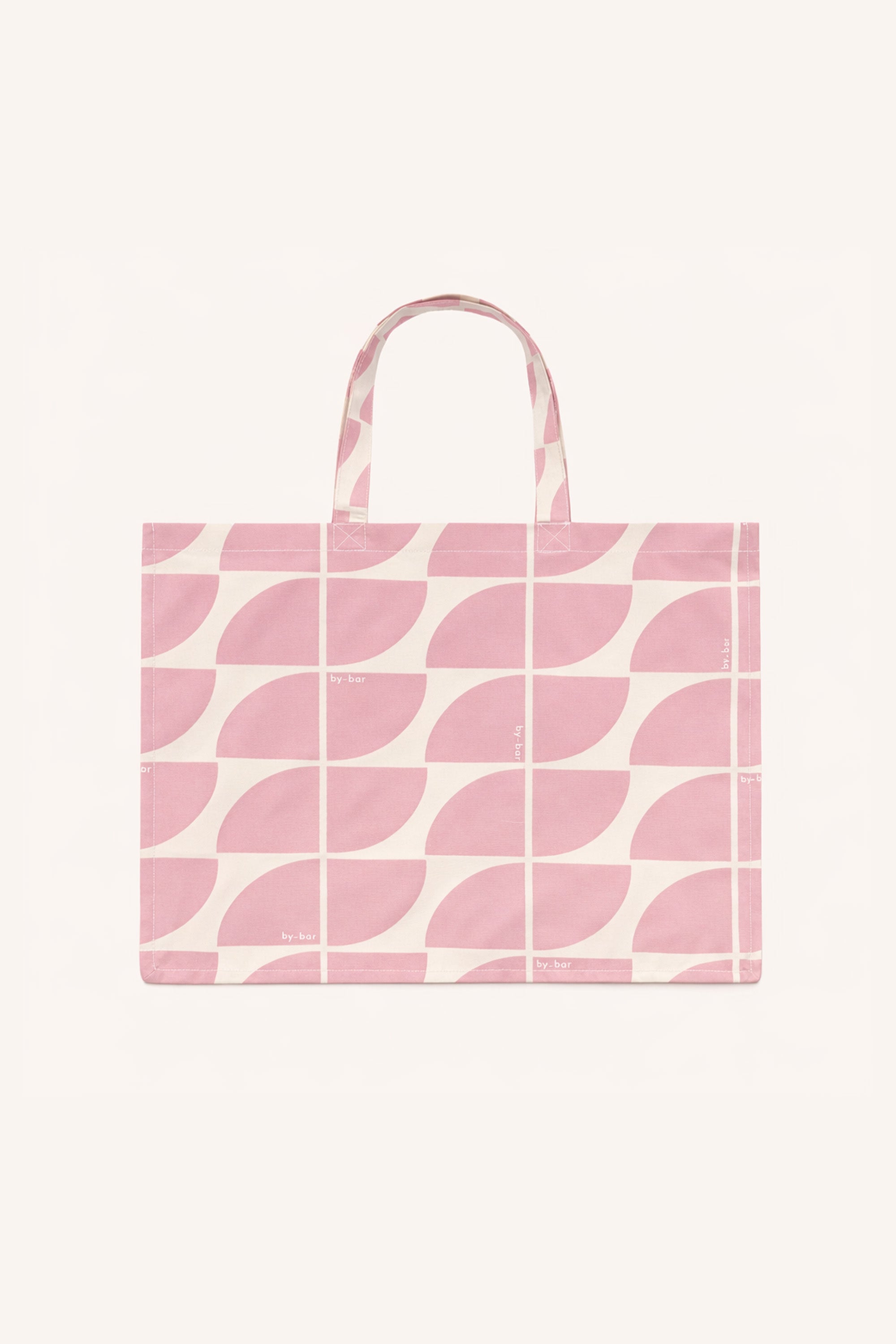 shopper logo bag L | sepia rose