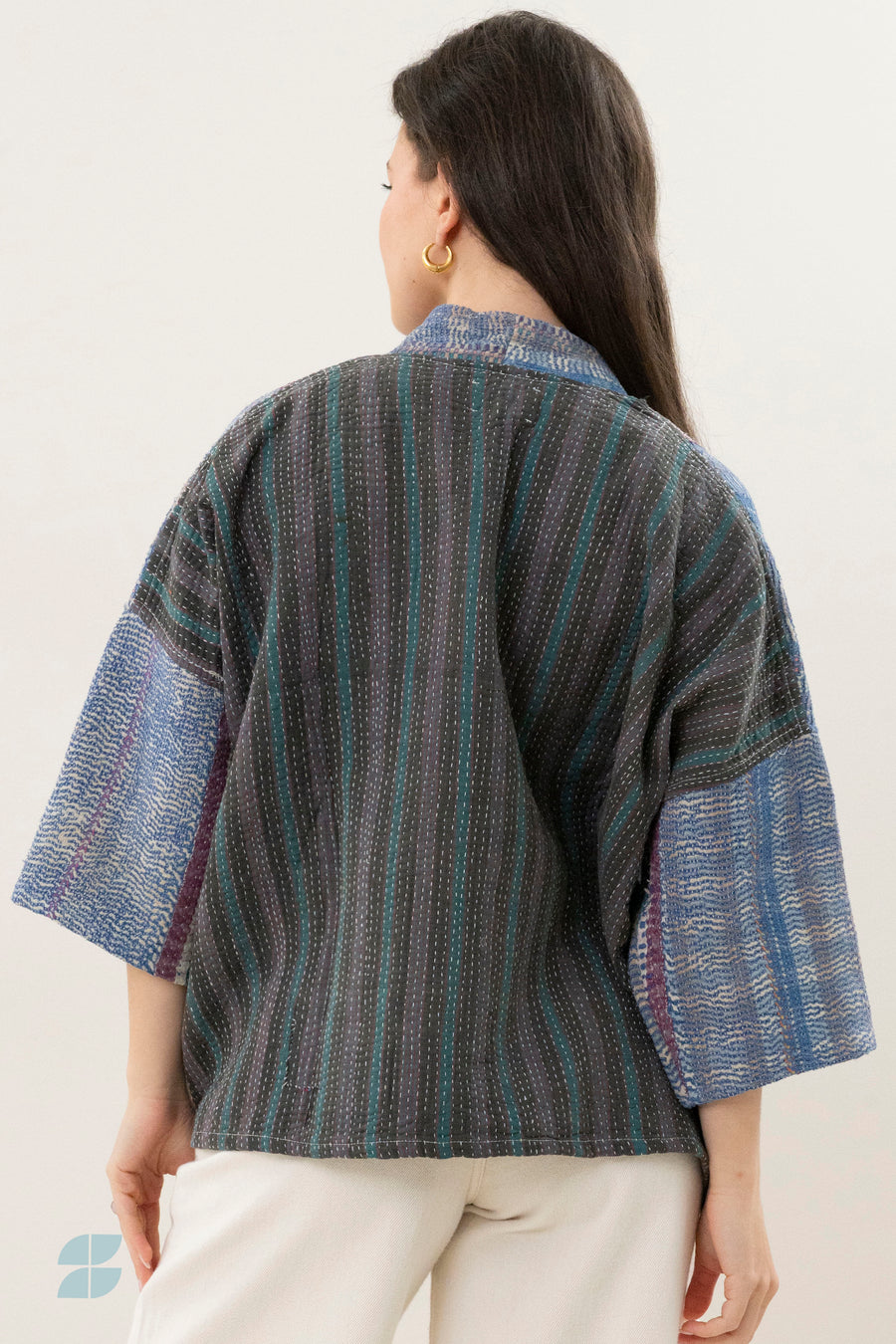 classic-antic-jacket-jamnagar-b-elk item is uniek-must-have essential-tijdloze pasvorm-by-bar-vooraanzicht