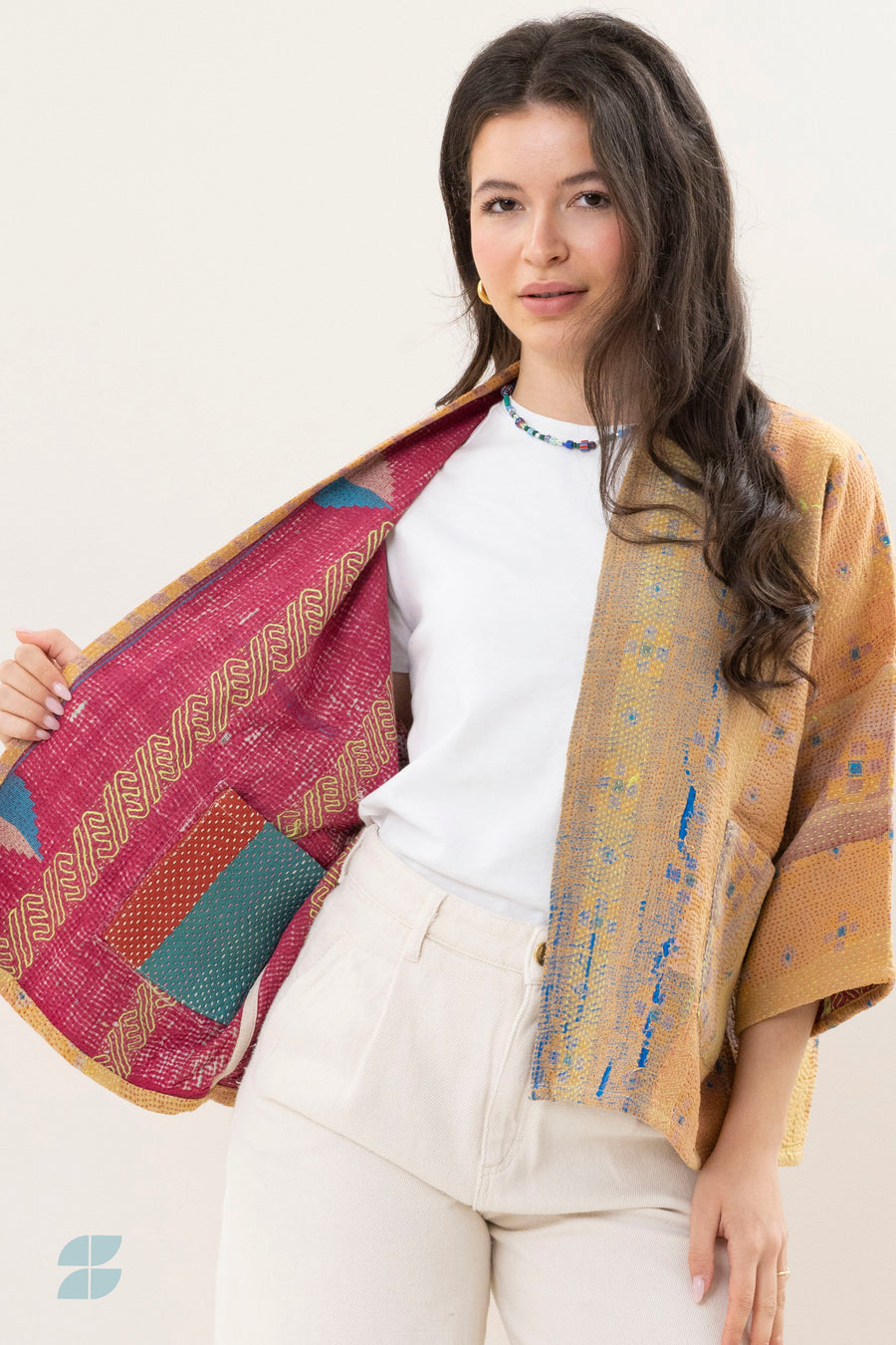 classic-antic-jacket-jamnagar-c-elk item is uniek-must-have essential-tijdloze pasvorm-by-bar-aanvullende-foto