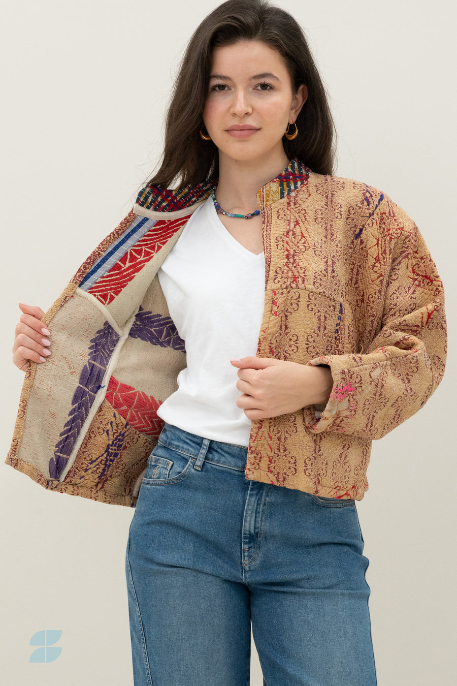 blossom-antic-jacket-latur-f-2-elk item is uniek-must-have essential-draagbaar aan beide zijden-by-bar-aanvullende-foto