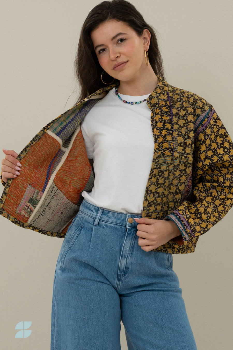 blossom-antic-jacket-delhi-a-1-elk item is uniek-must-have essential-draagbaar aan beide zijden-by-bar-aanvullende-foto