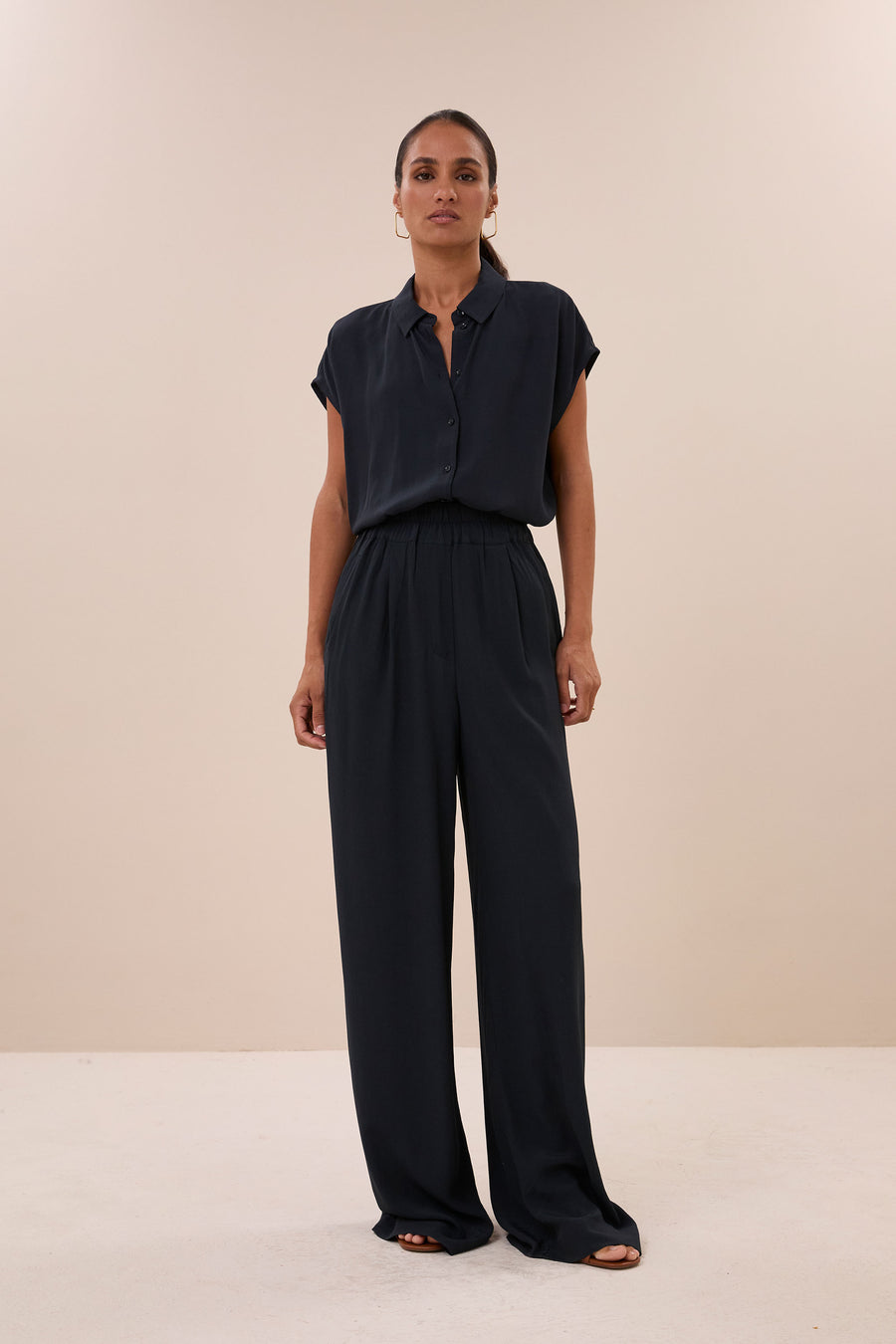 benji viscose pants | graphite