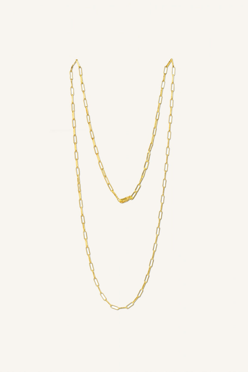 PD chain necklace | gold