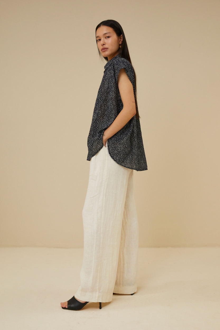 stevie paper blouse paper print lifestyle image