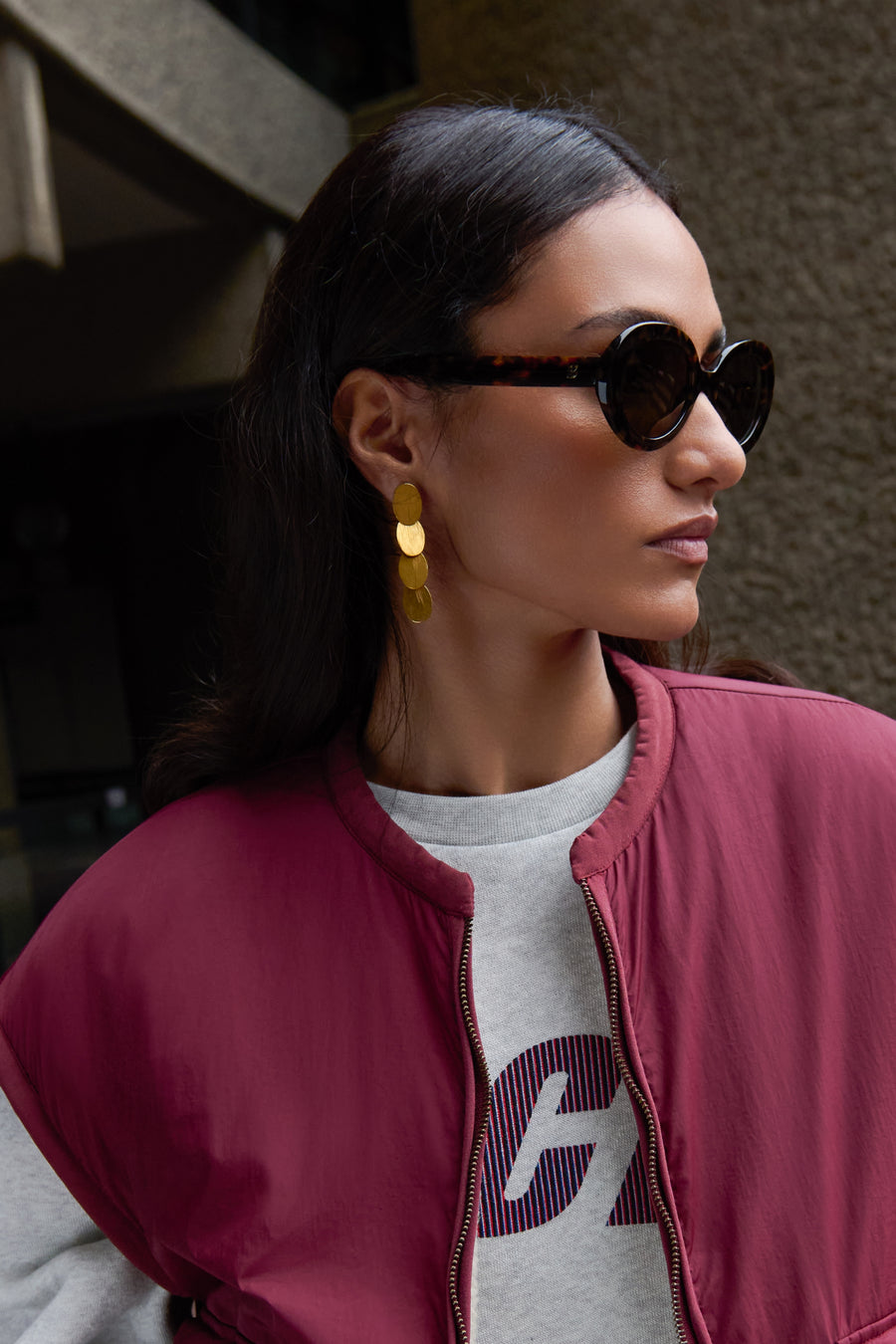 pd eva earring | gold
