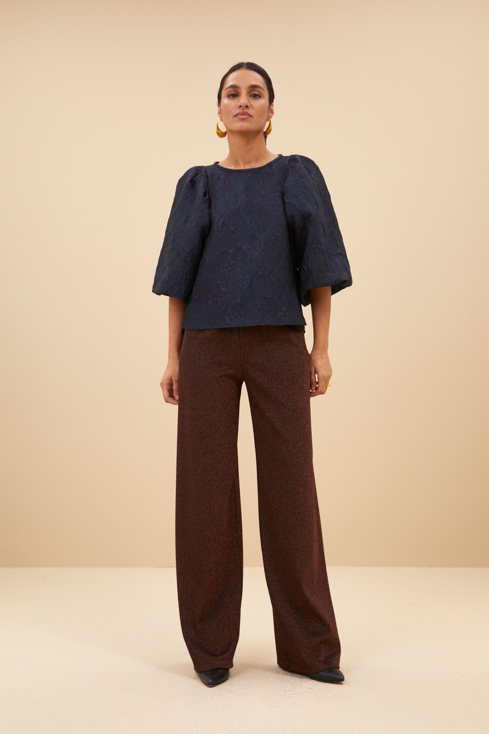 Pantalones Lissa Sparkle | Cobre