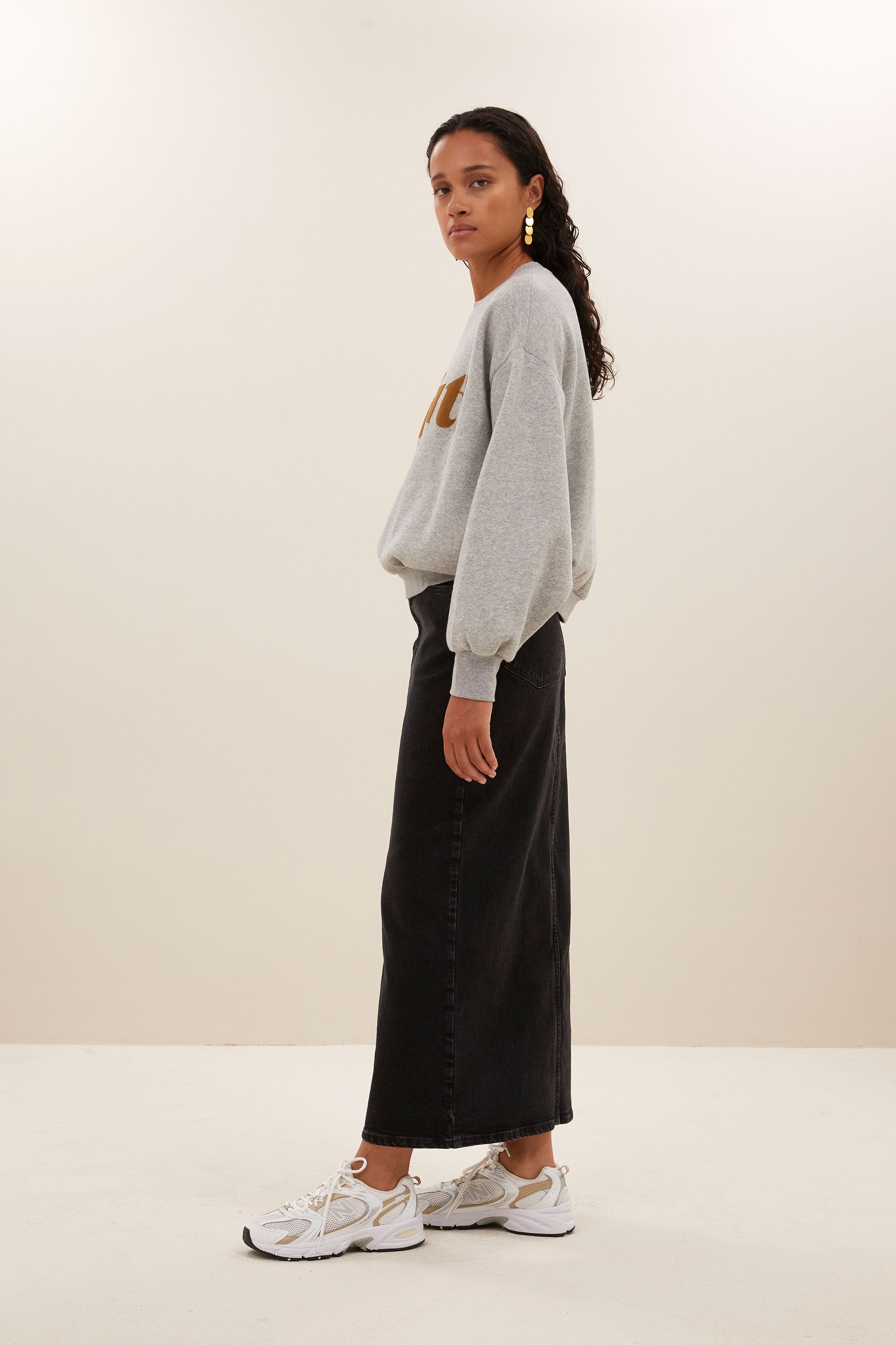 sis black skirt | jet black