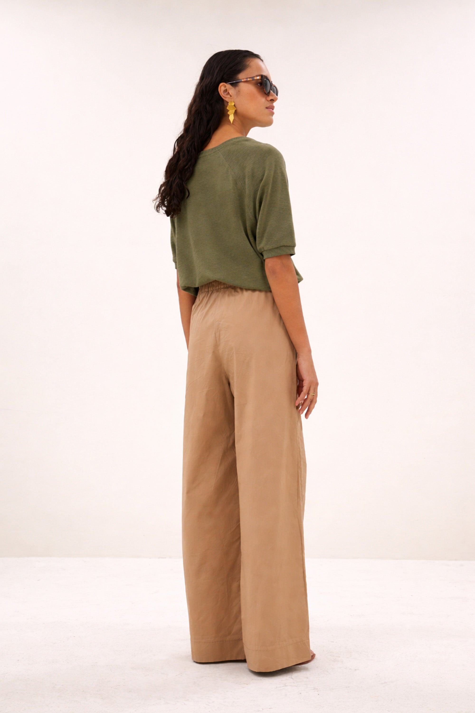 neva slub top | mulled basil