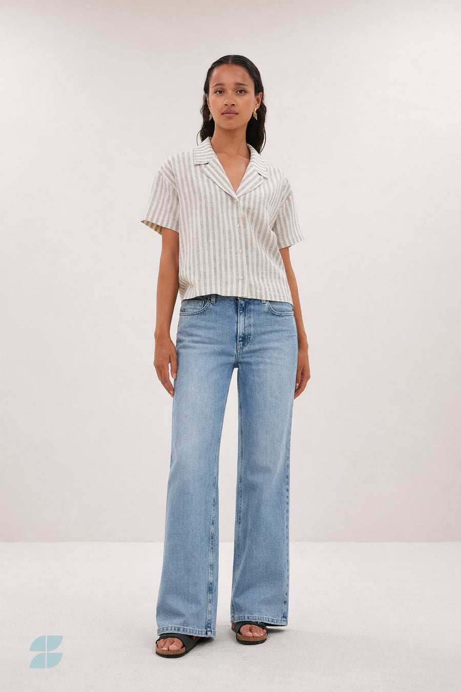jake marine blouse | marine stripe