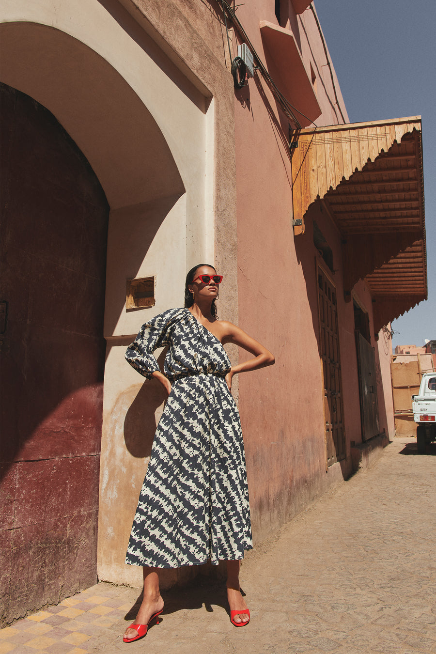 stella shade blouse | shade print