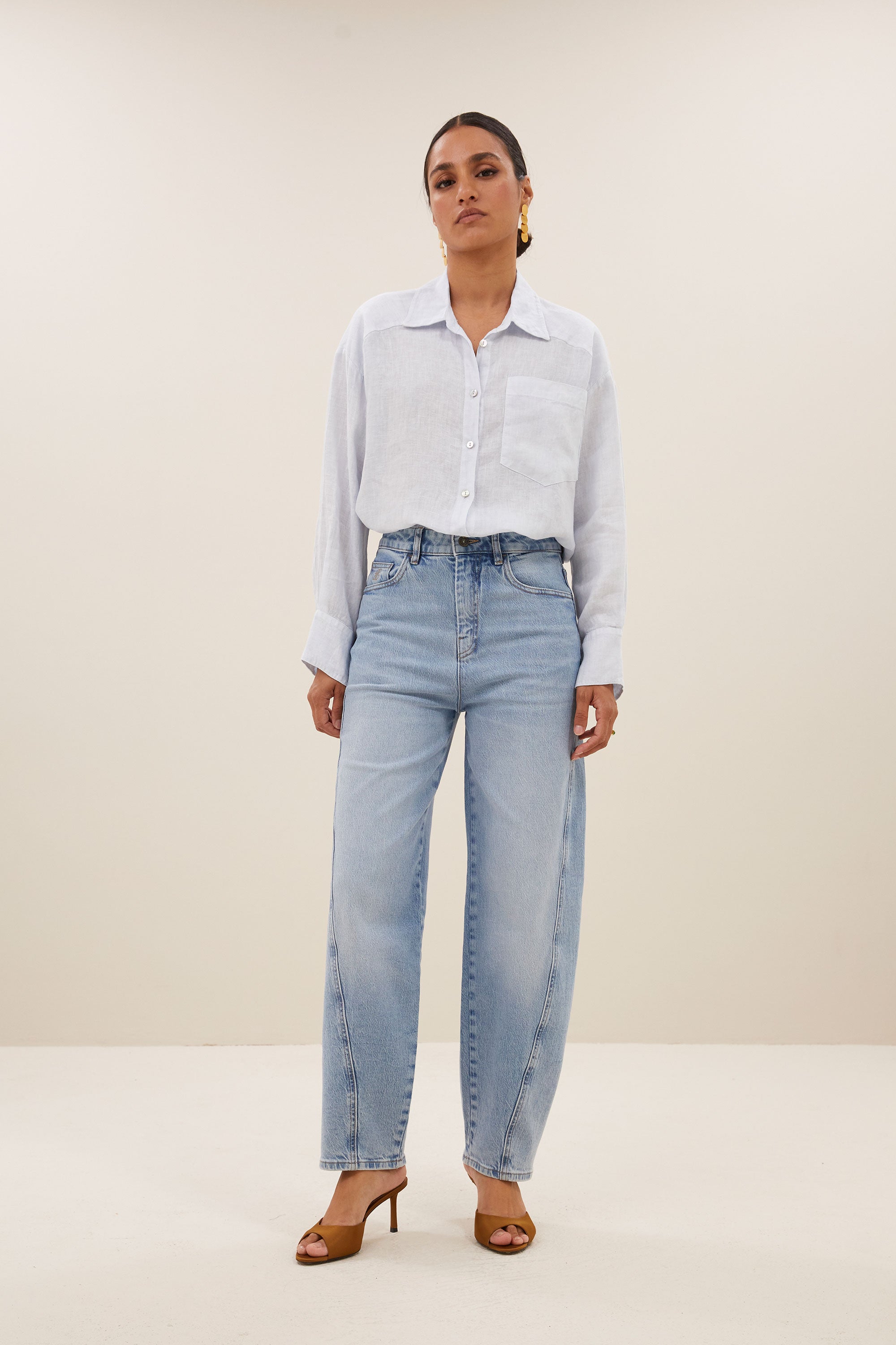 begum denim pants | light denim