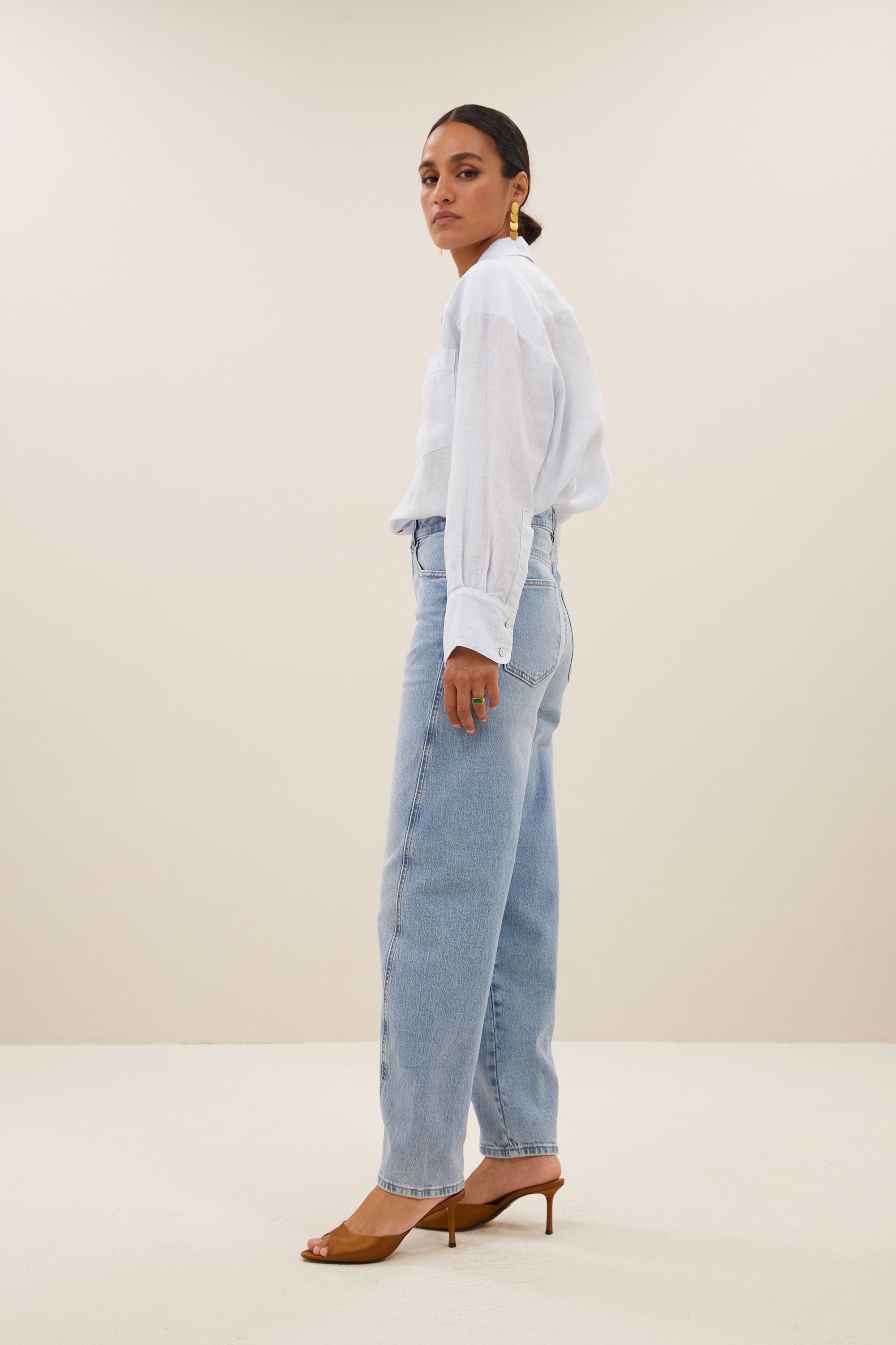 begum denim pants | light denim