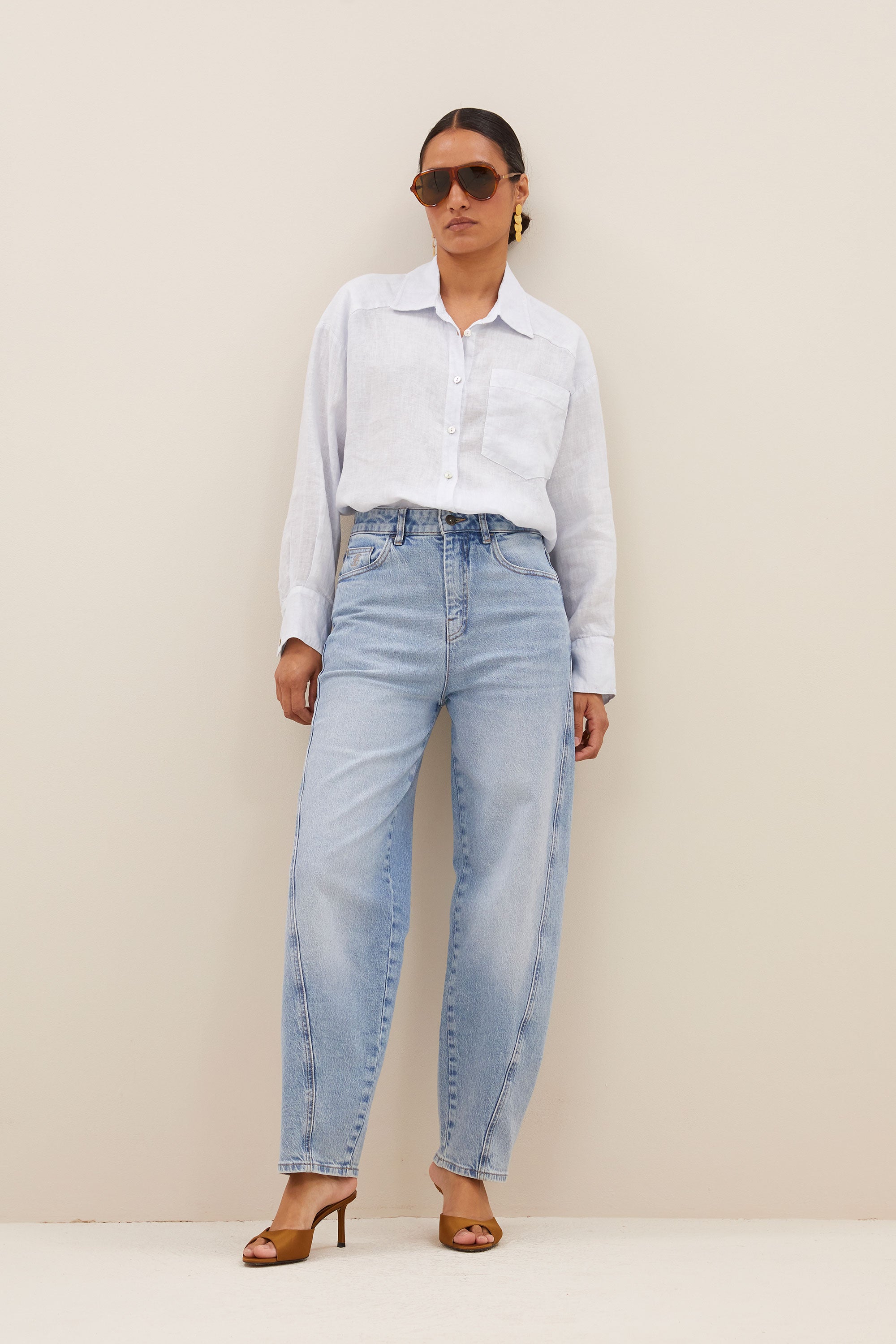 begum denim pants | light denim