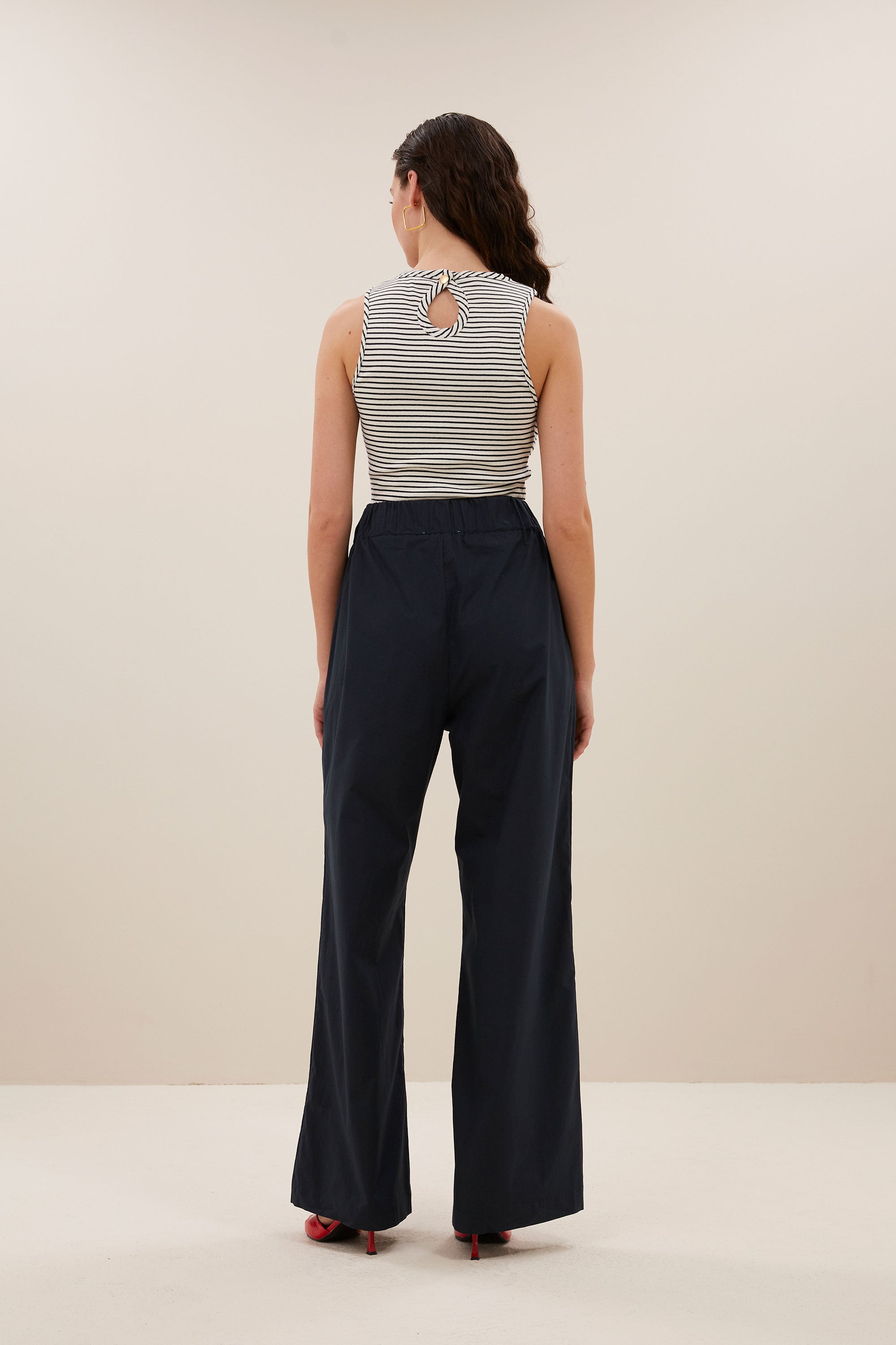 benji cotton pants | midnight