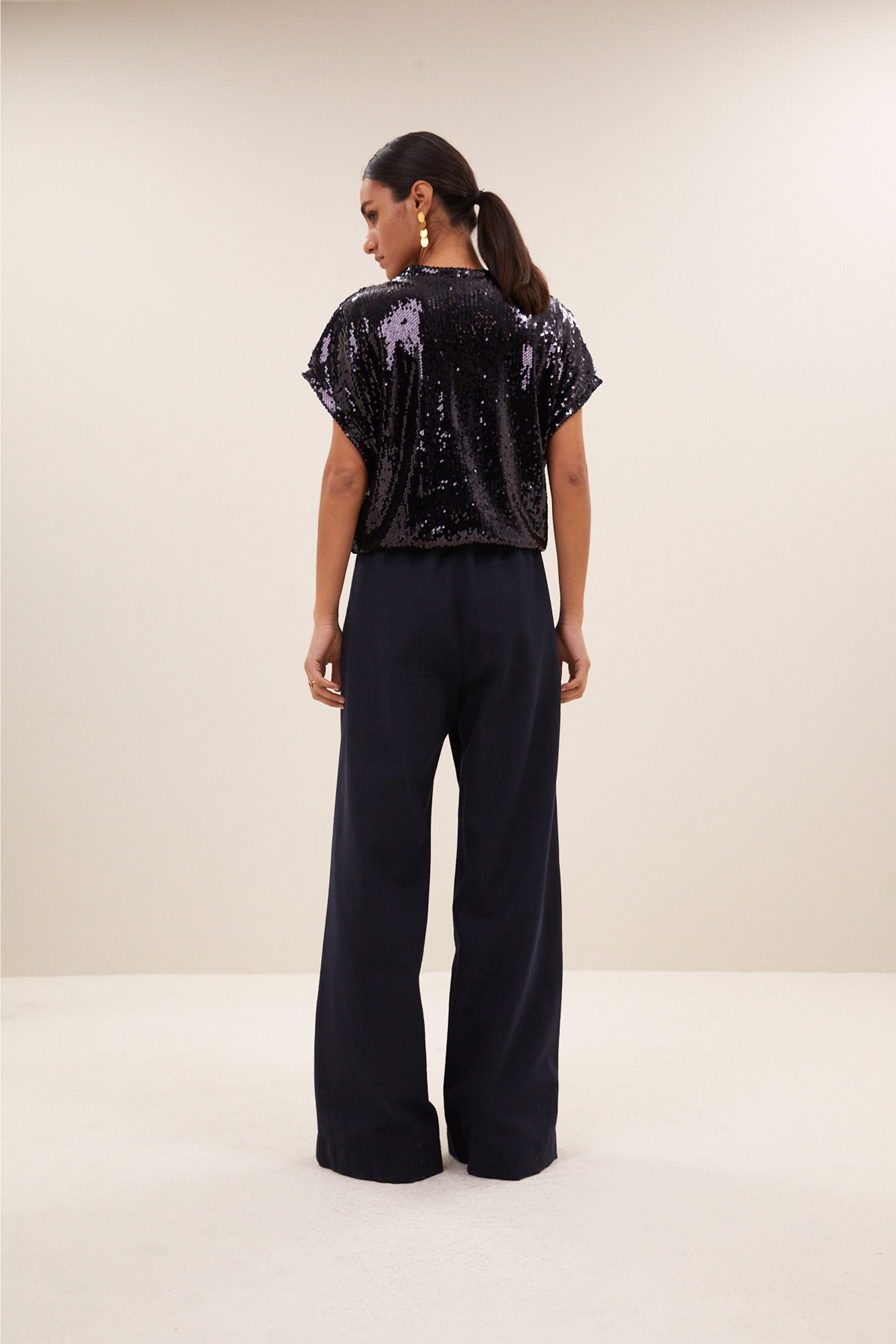 tyler sparkle top | midnight