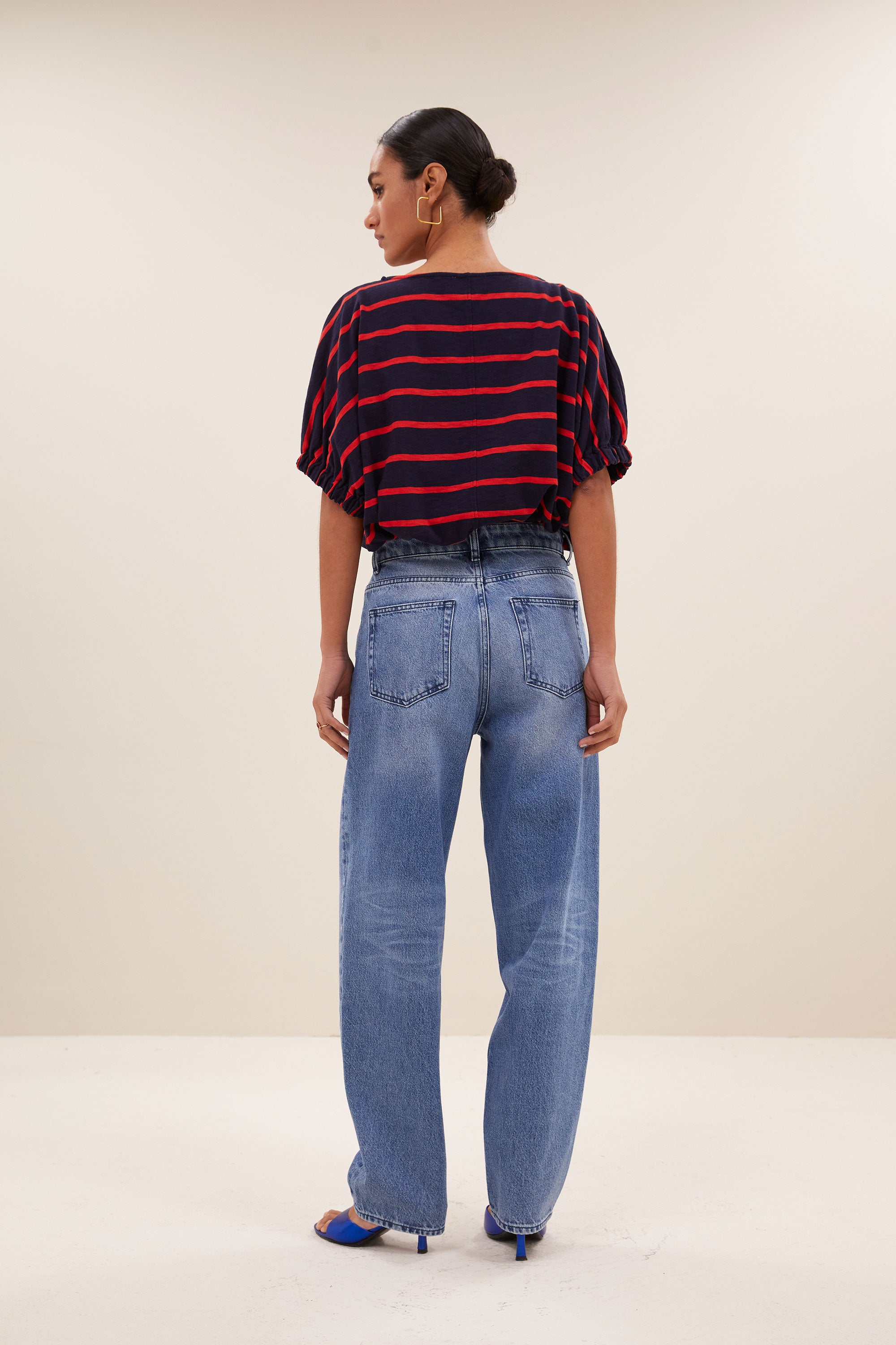 merle heavy flame stripe top | french stripe