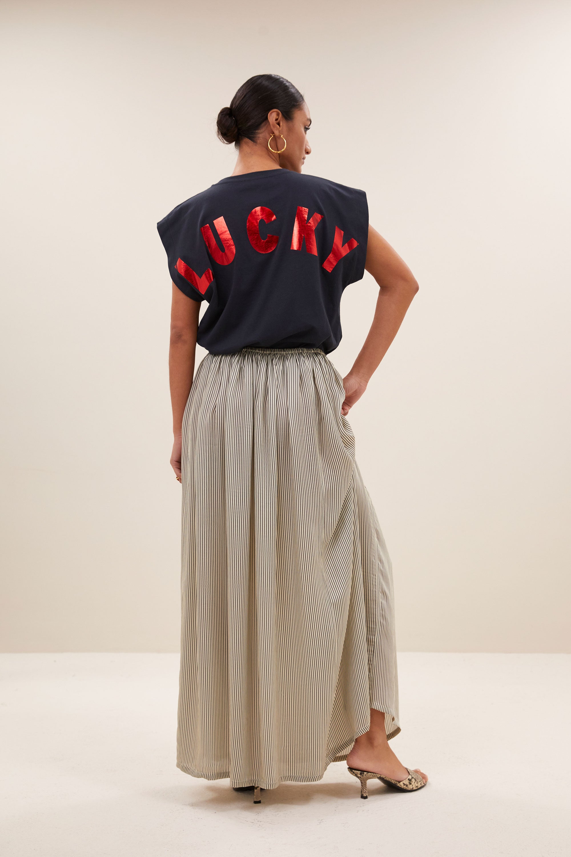 top - mason lucky curve top - midnight - by-bar