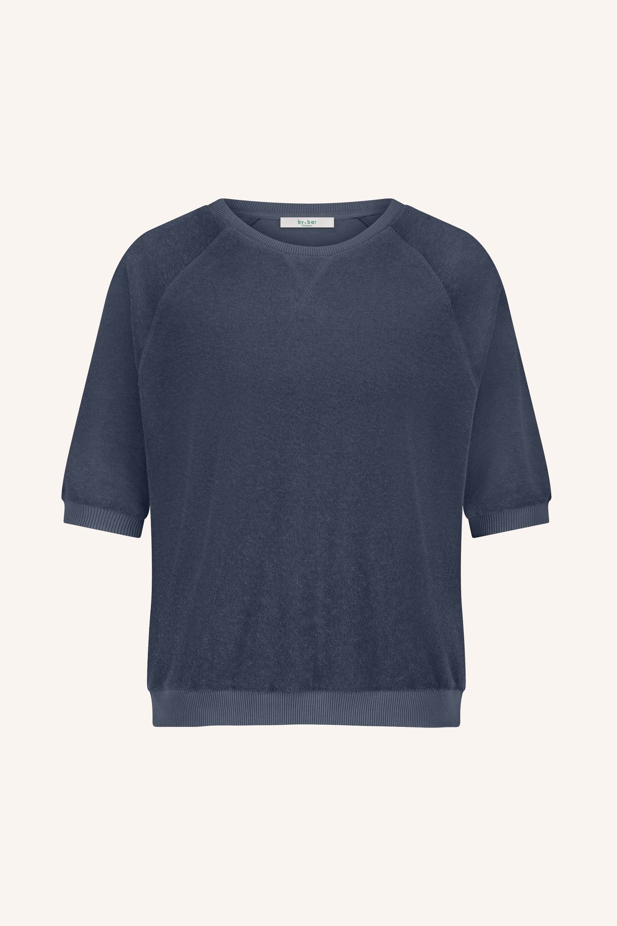 top – neva slub top - evening blue – by-bar