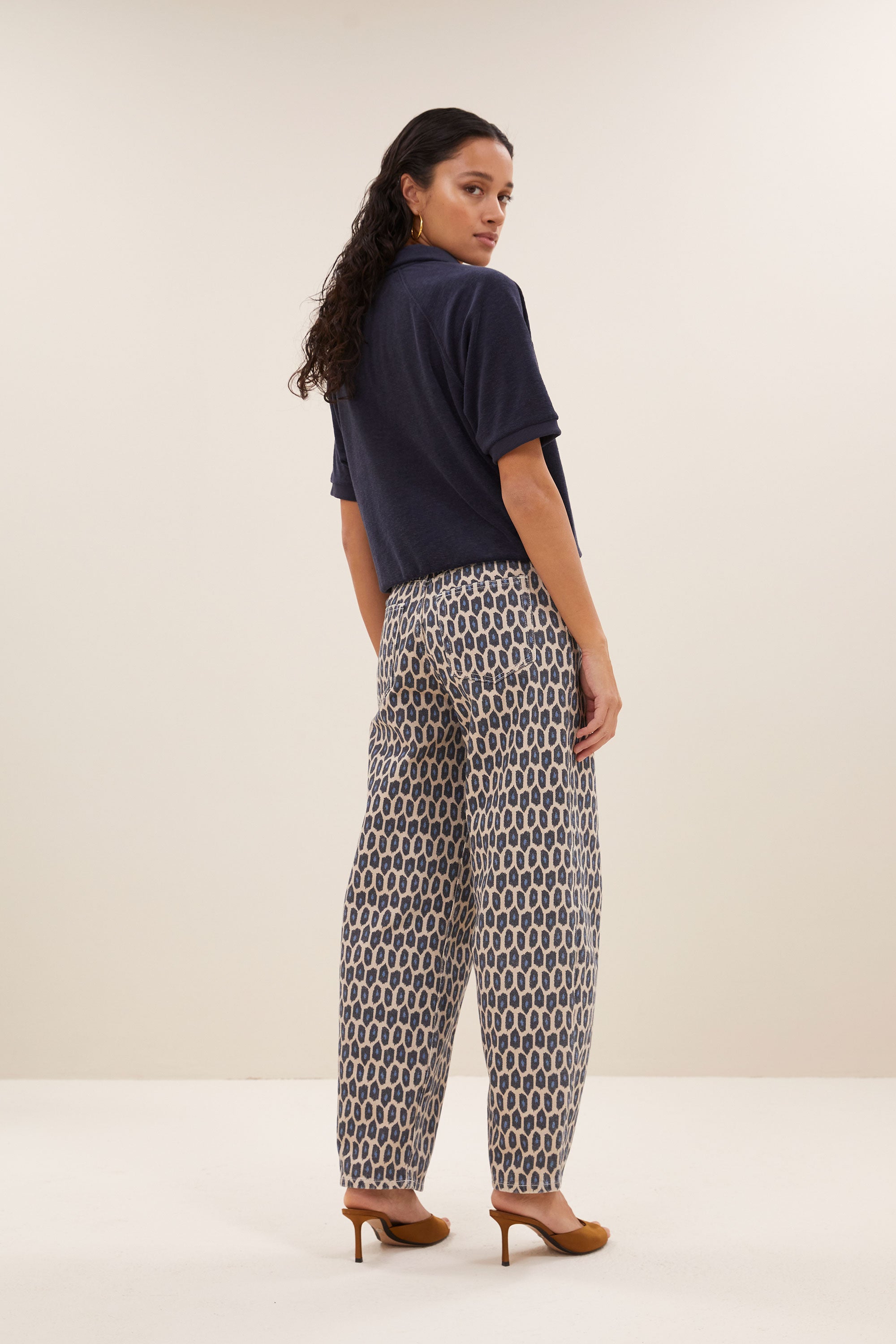 top – harper slub top - midnight – by-bar