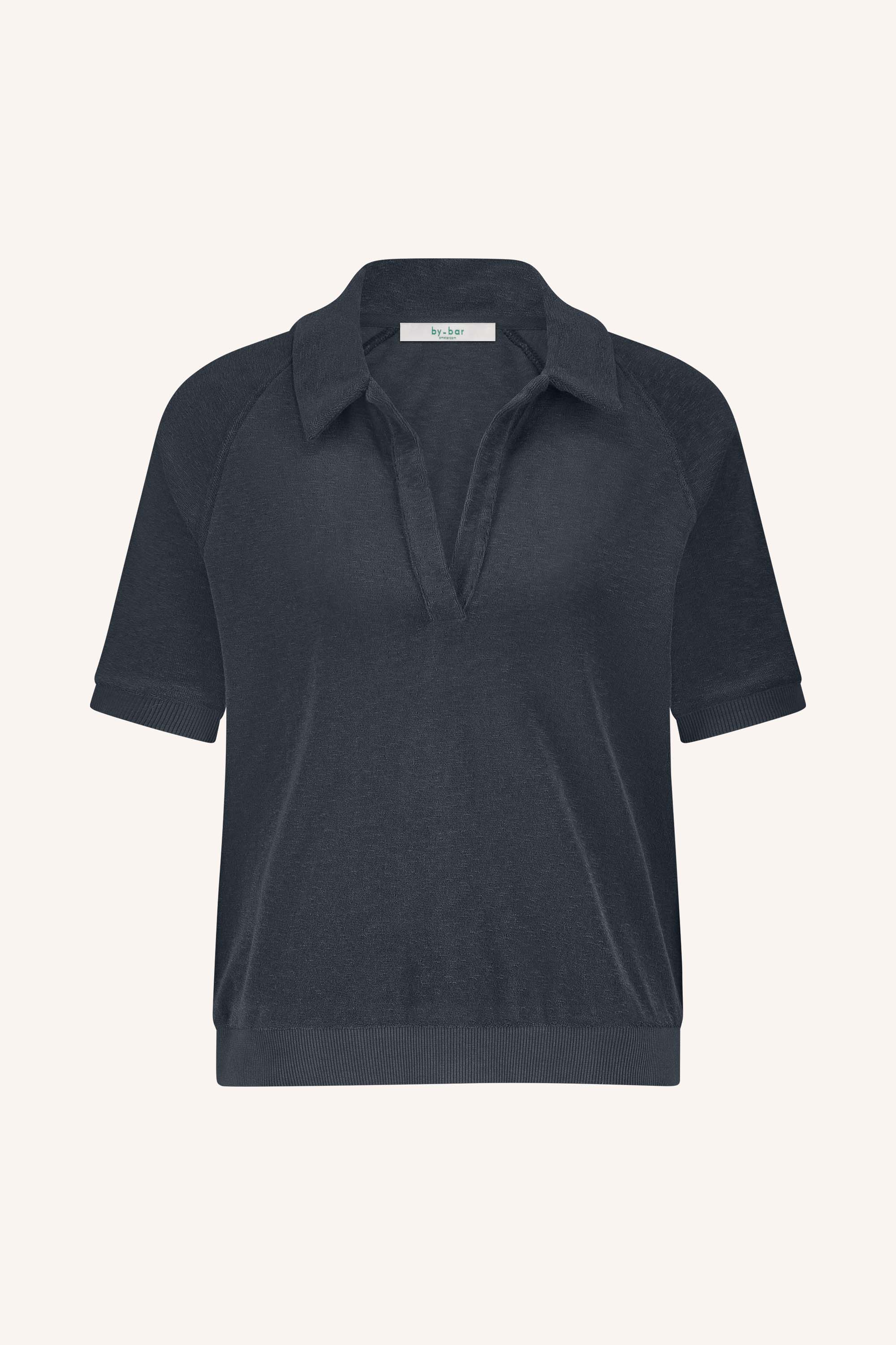 top – harper slub top - midnight – by-bar