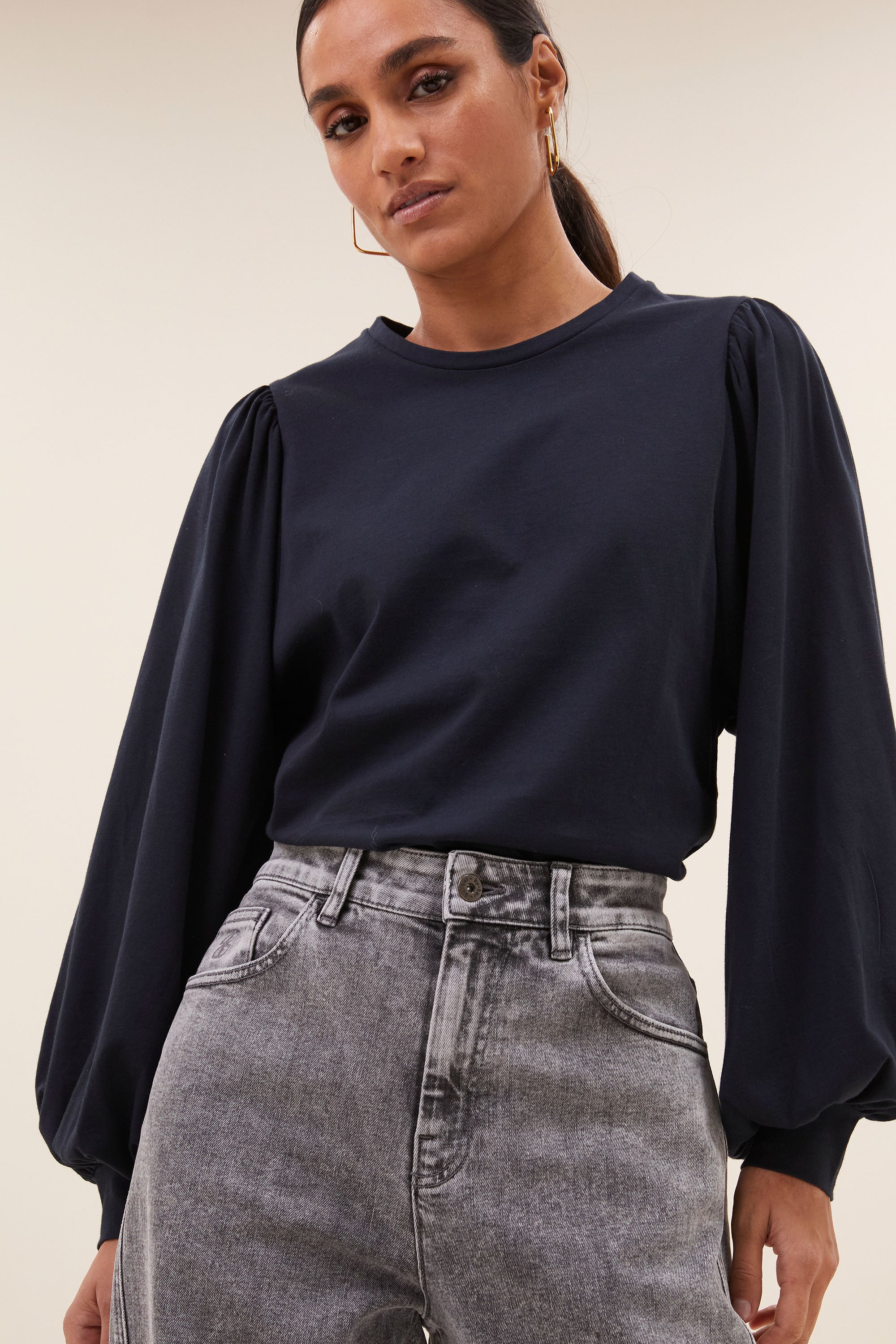 begum grey pants | grey denim