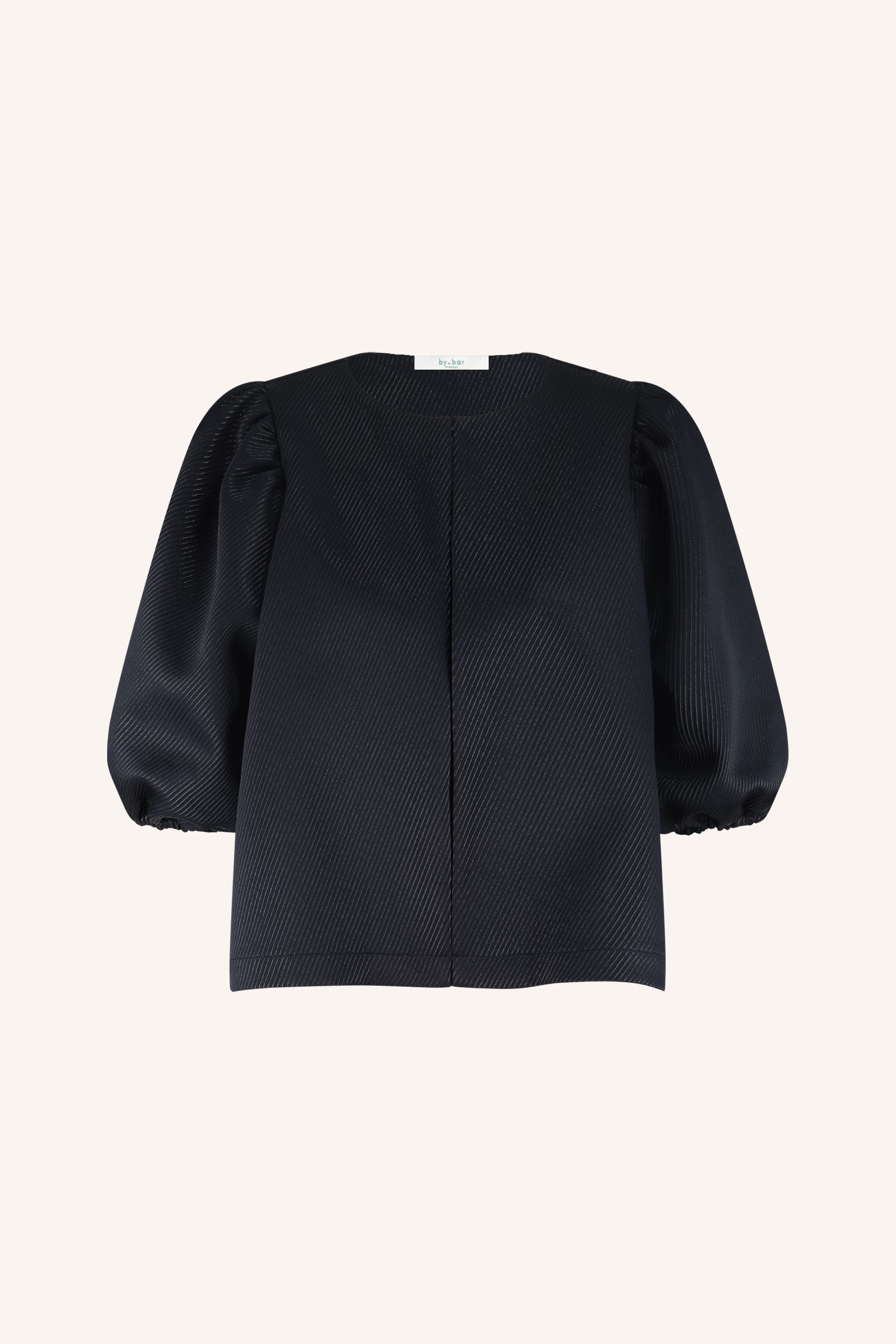 mauri gloss stripe blouse | midnight