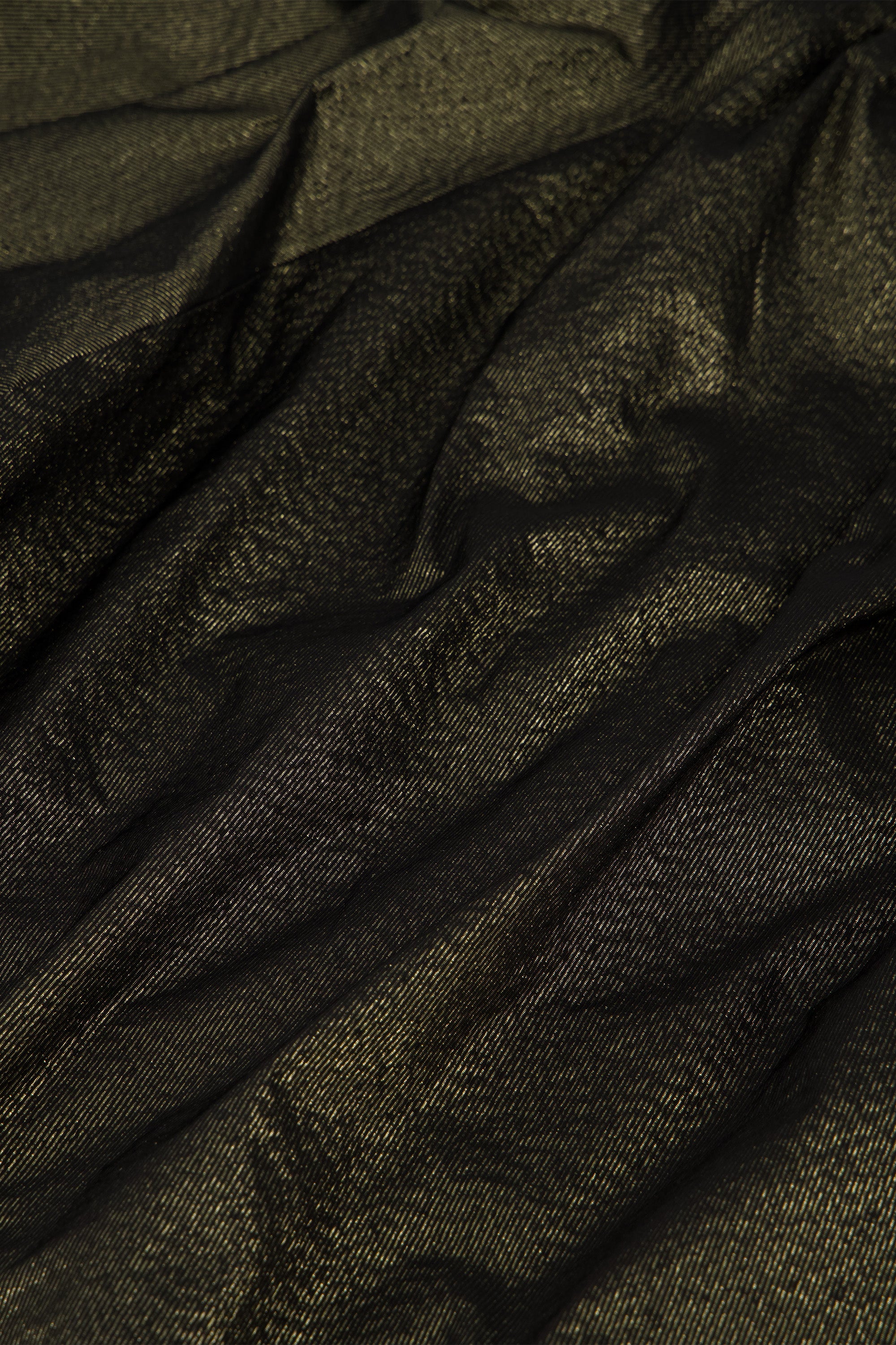 vina metallic blouse | gold