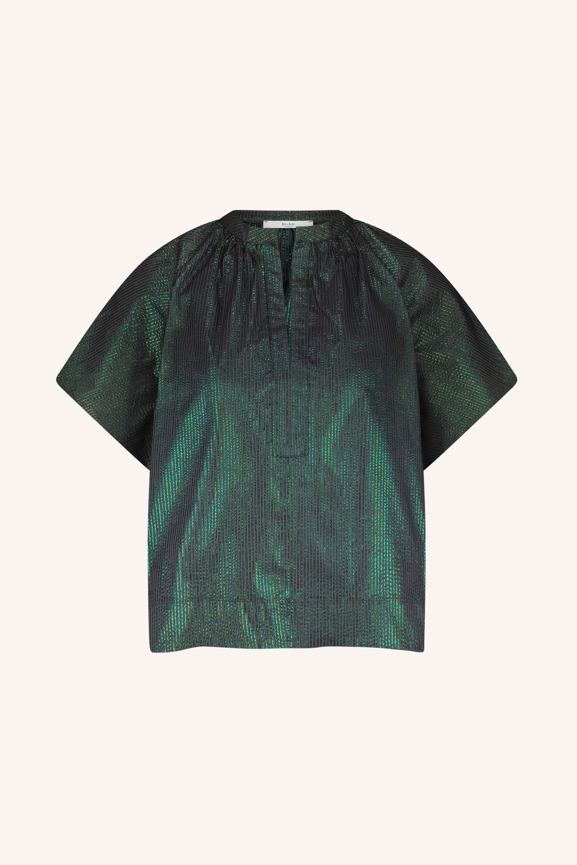 vina electric blouse | electric green