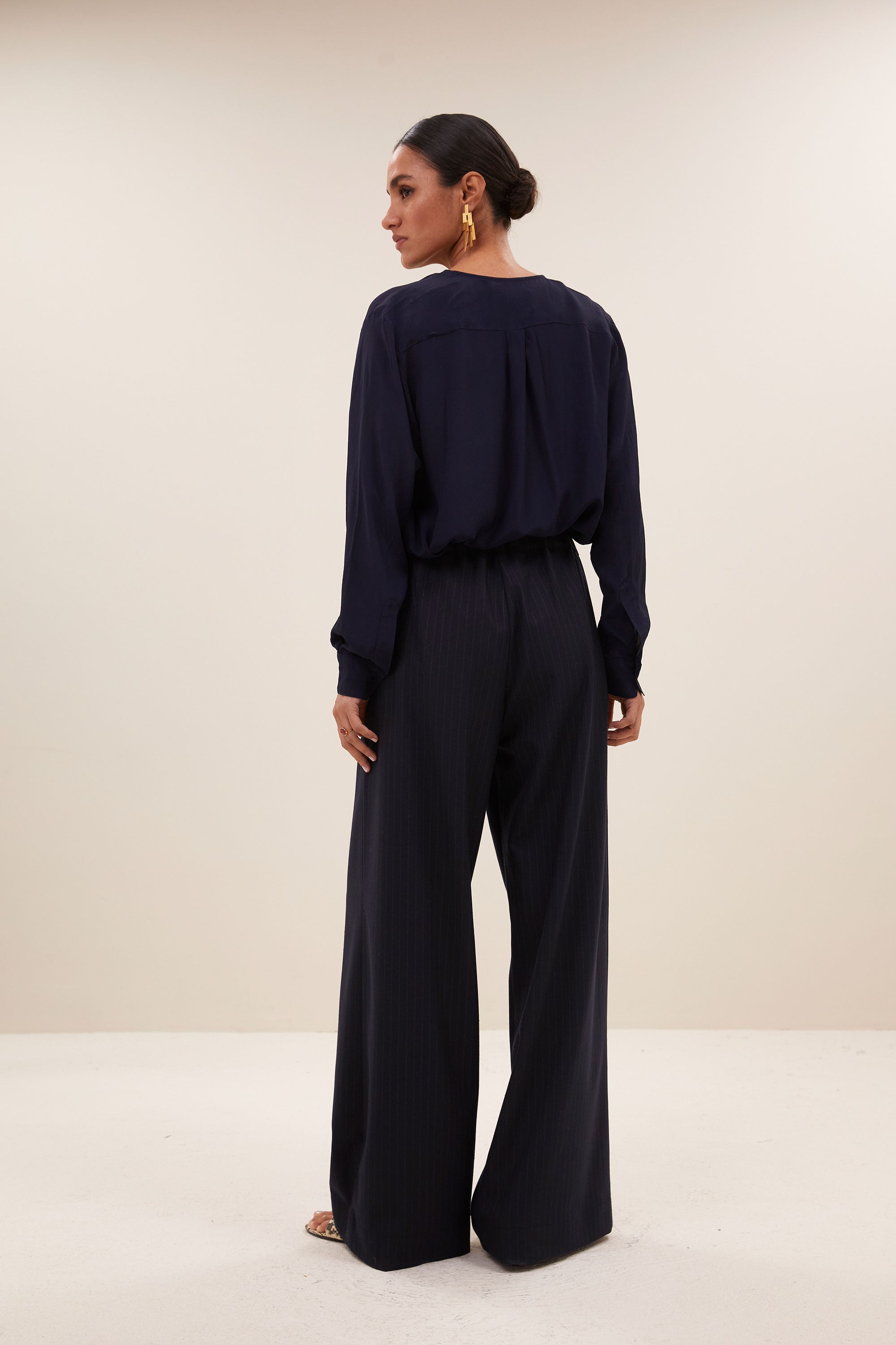 moni viscose blouse | evening blue