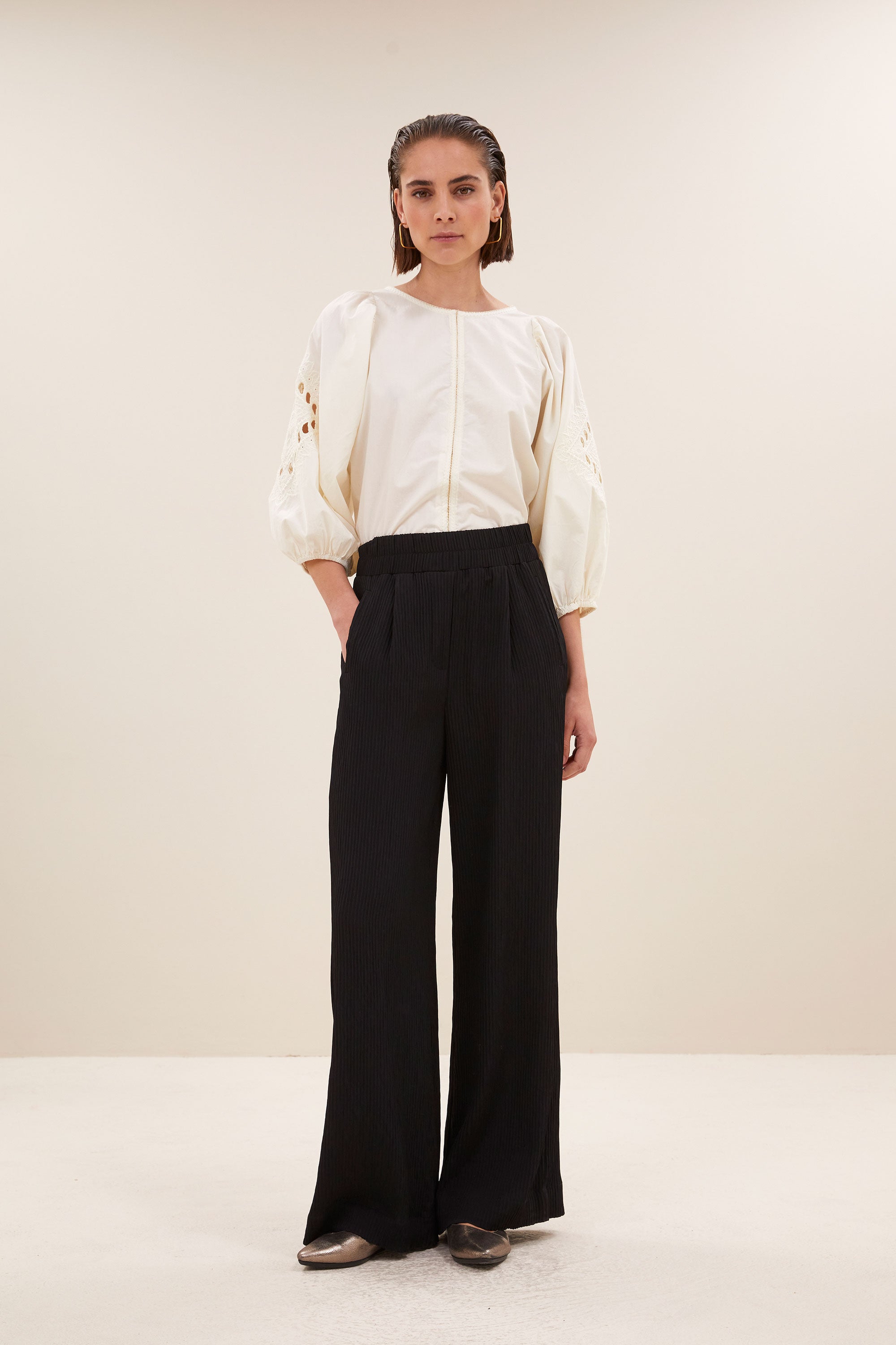 rae blouse | cloud white