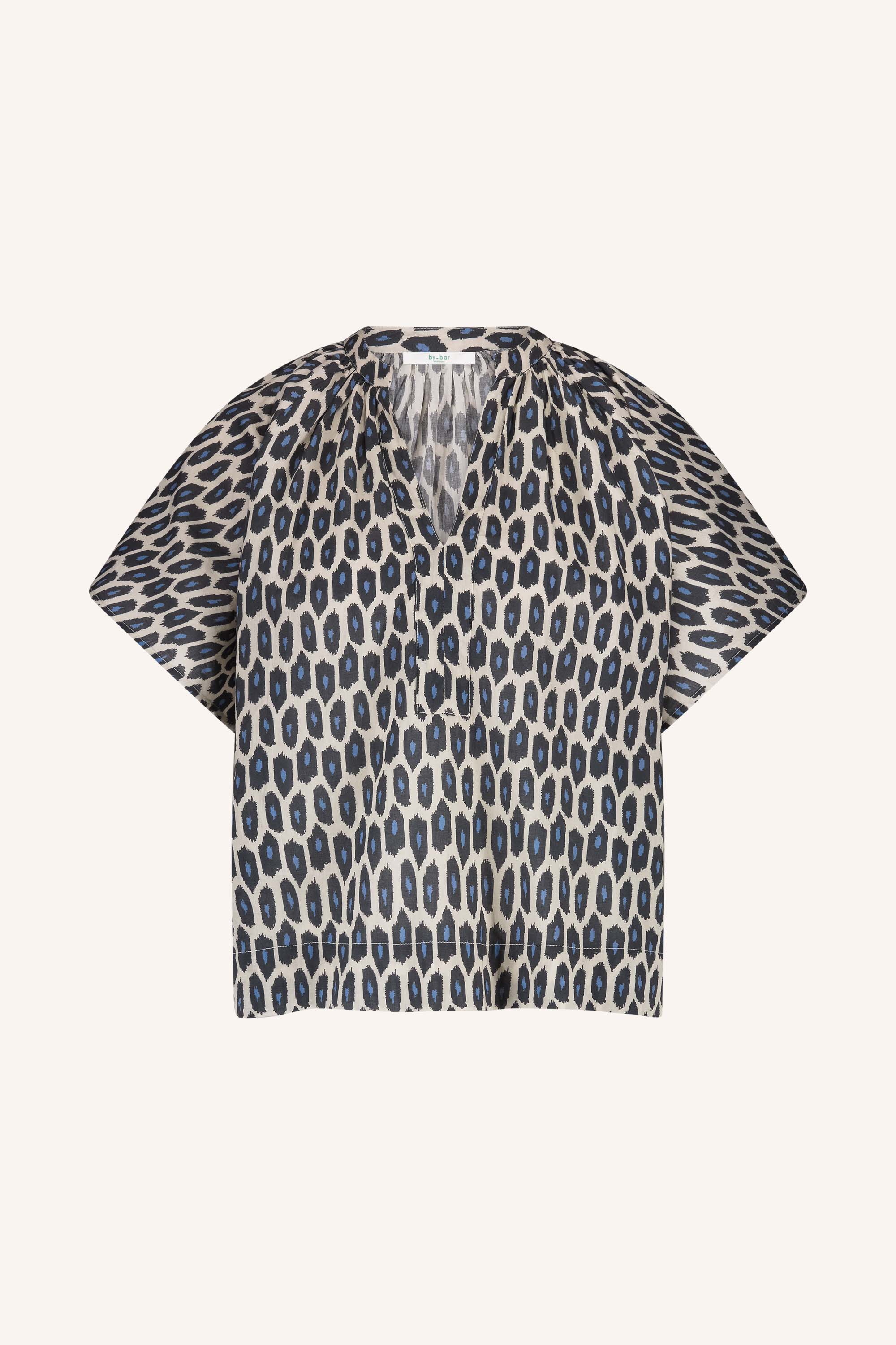 vina paris cheetah blouse | paris cheetah