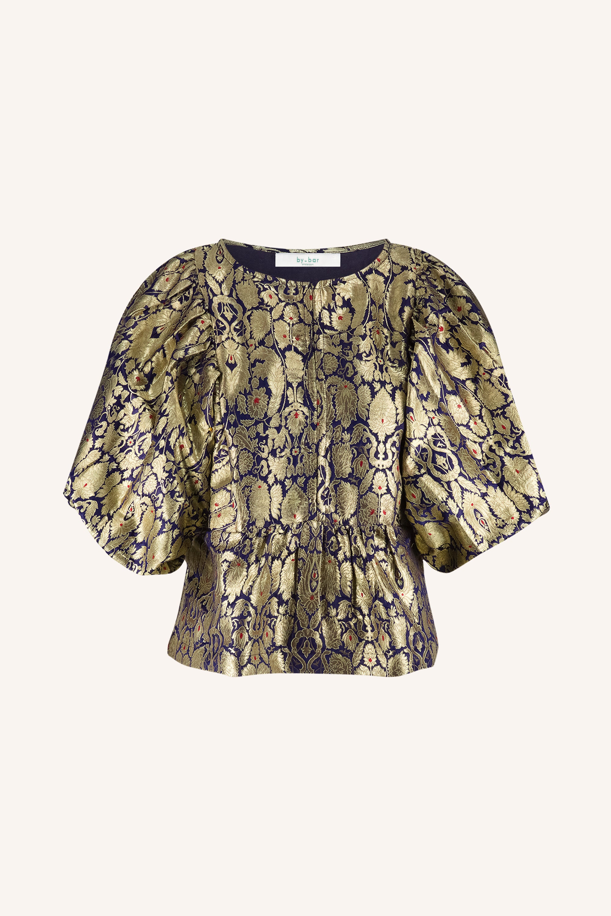 avelon festive blouse | gold
