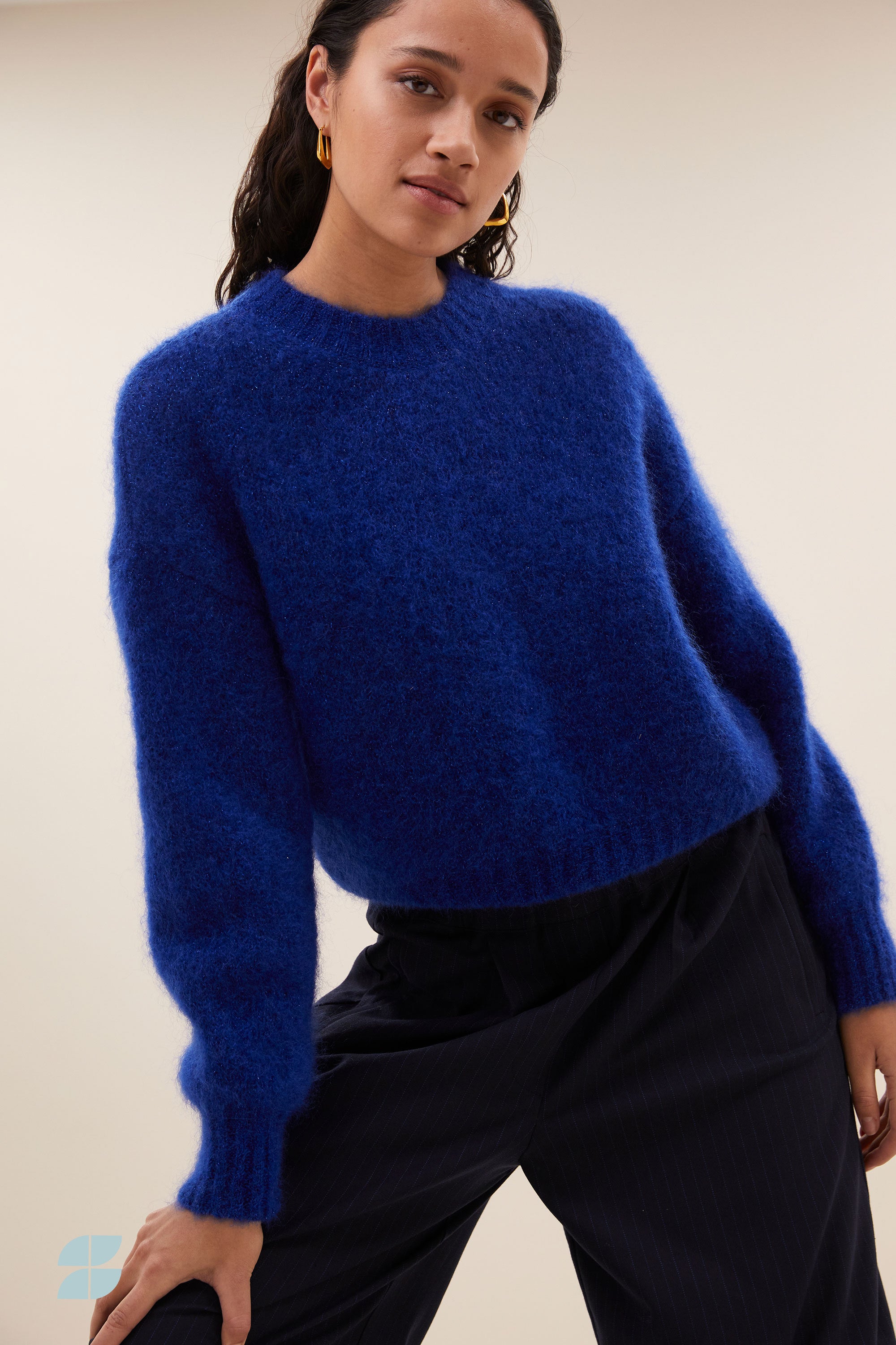 sonny sparkle pullover | queens blue