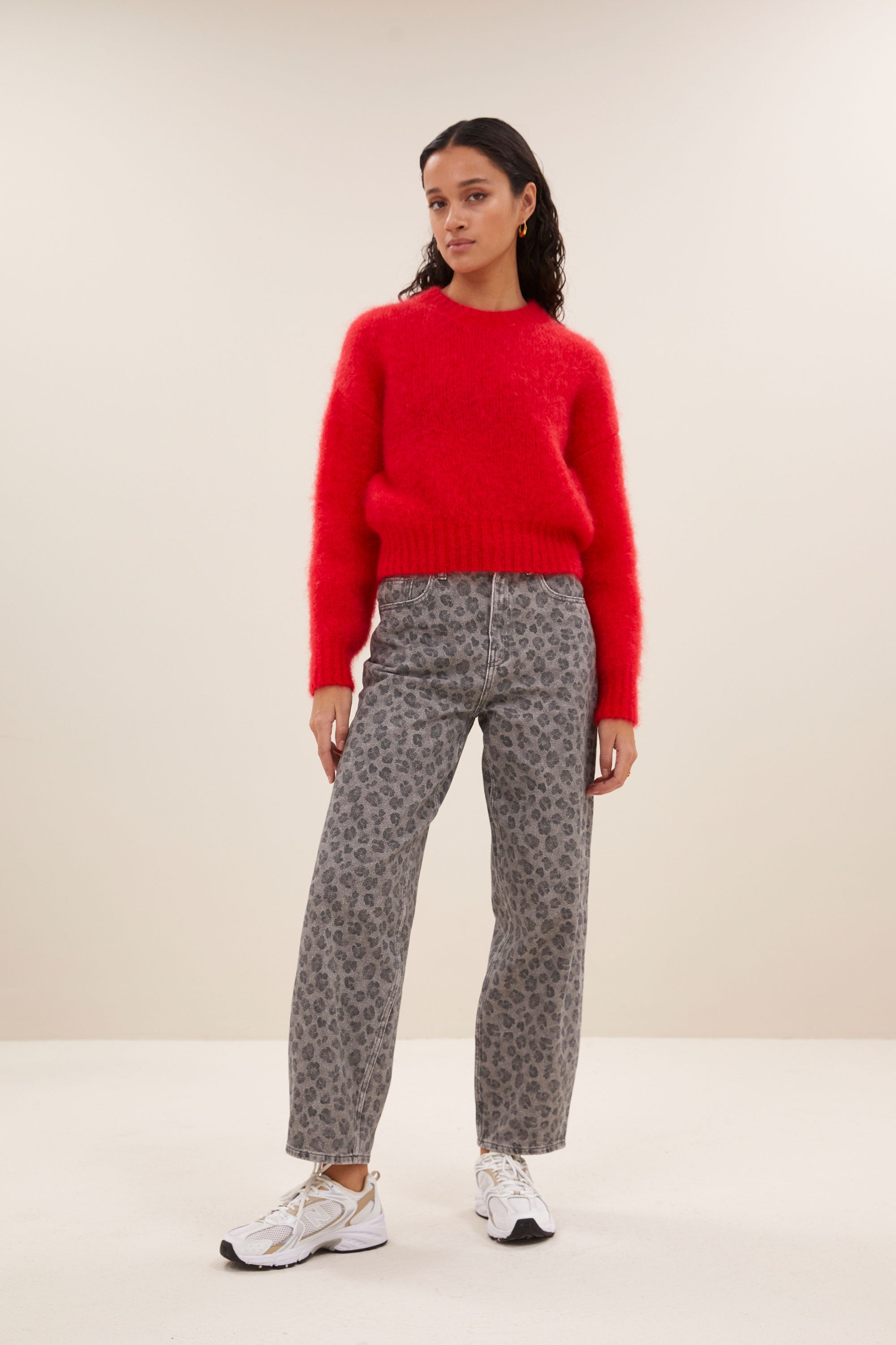 sonny pullover | scarlet red
