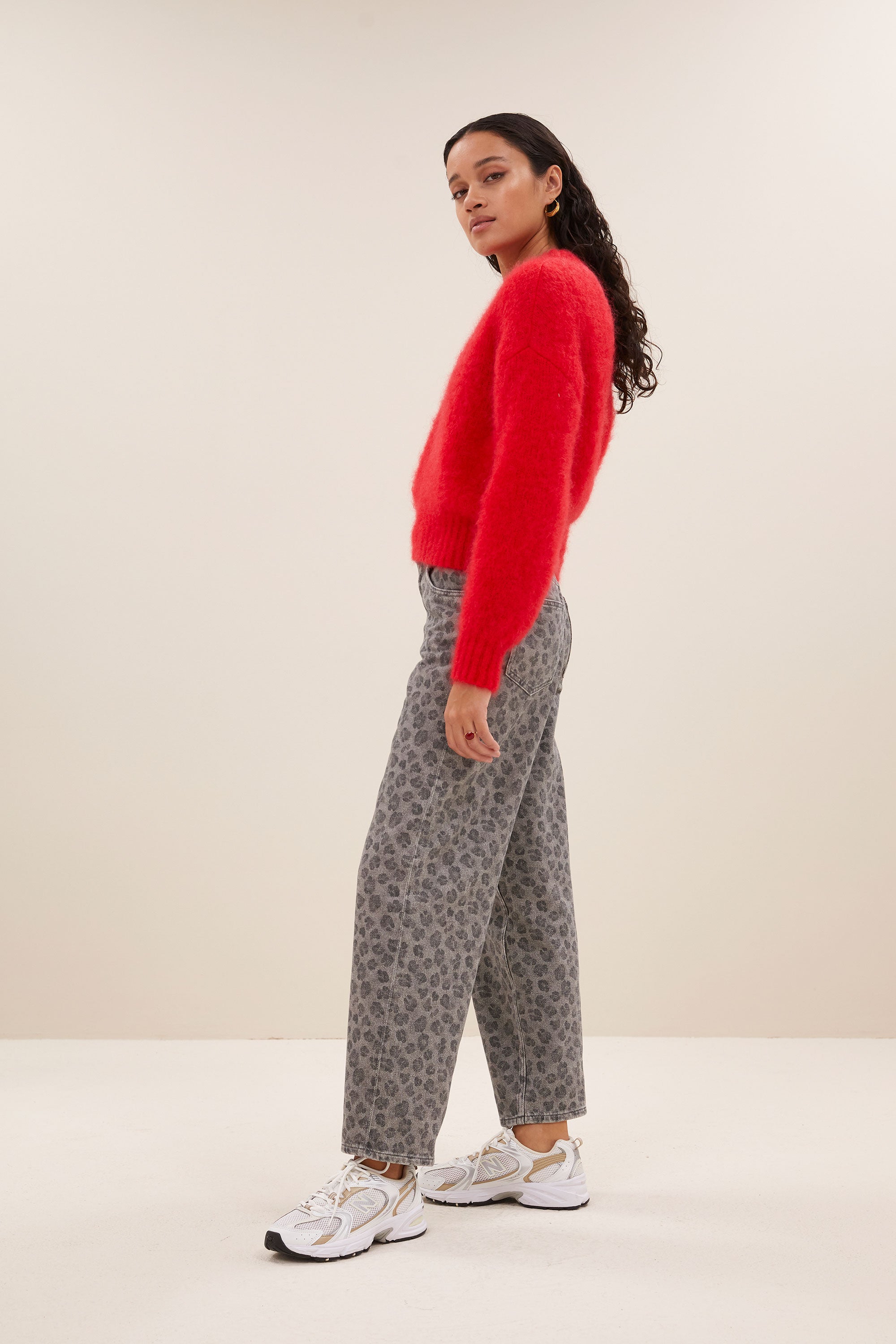 sonny pullover | scarlet red