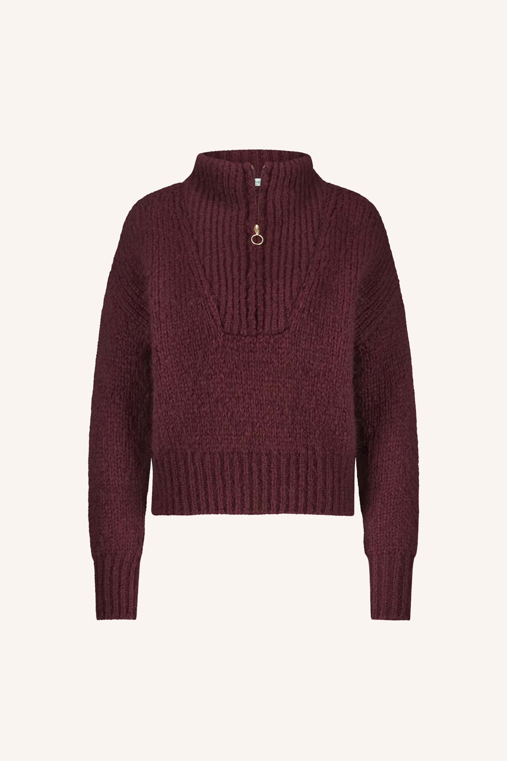 boxy beau pullover | wine