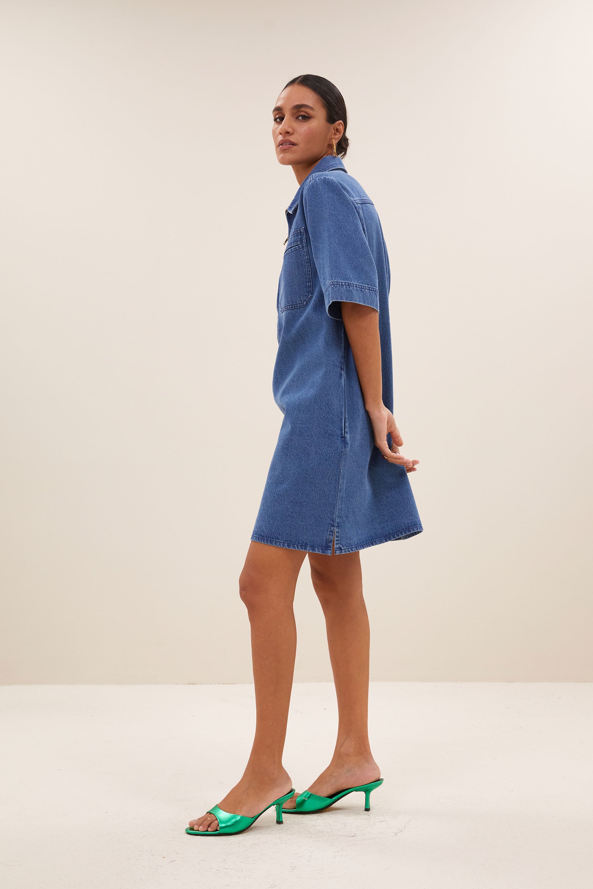 philipe denim dress | medium denim