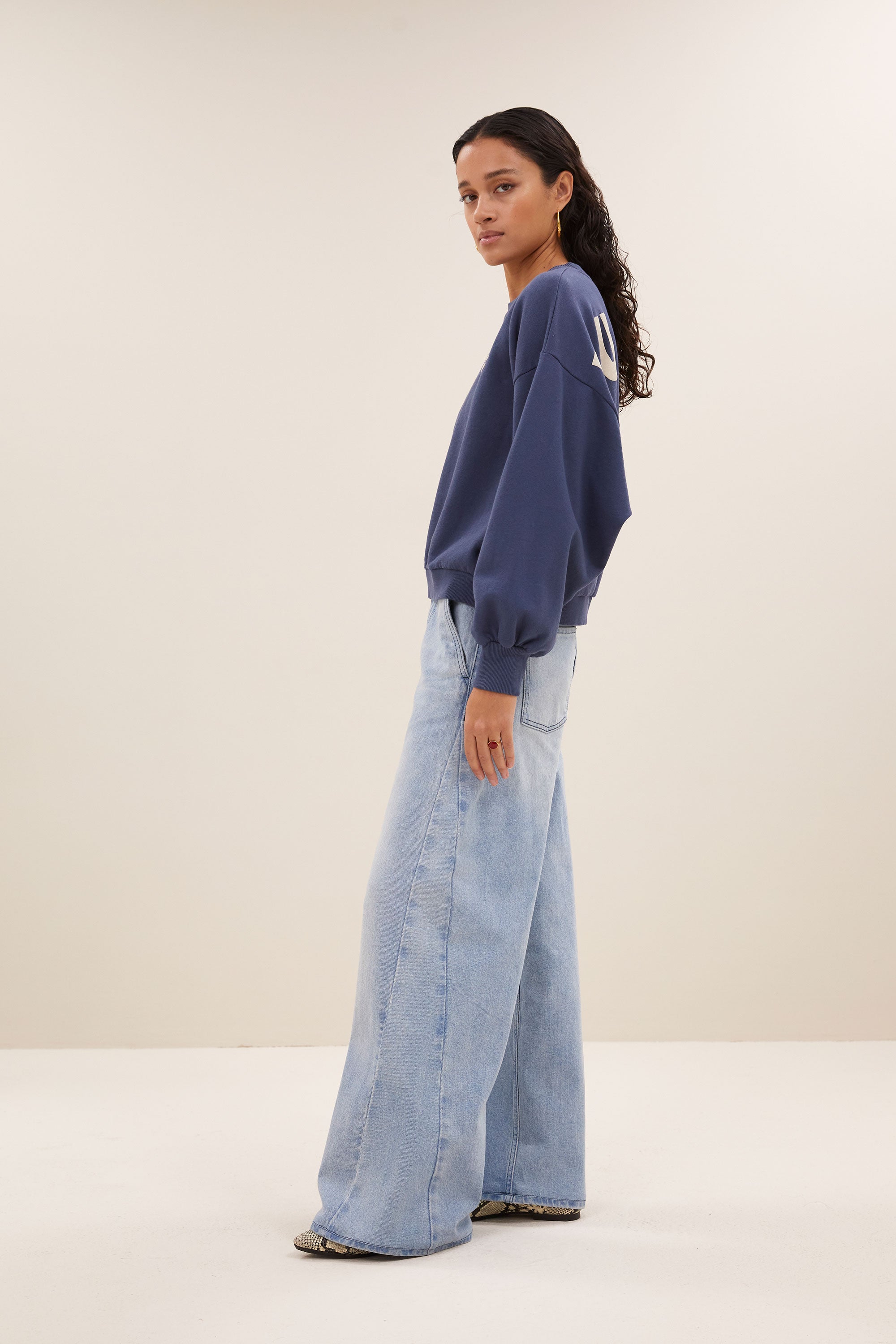 broek – sen pants - denim – by-bar