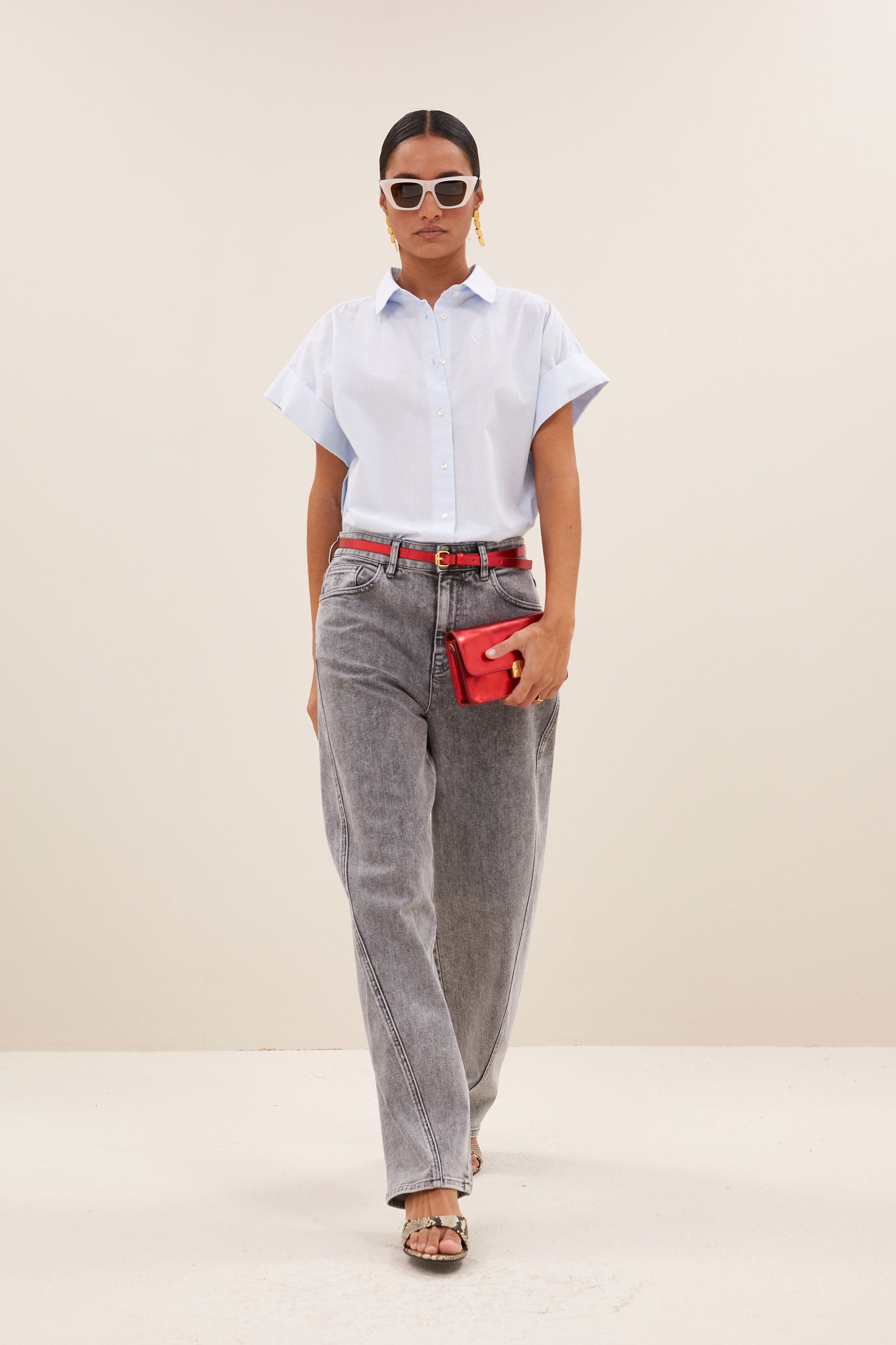 begum grey pants | grey denim