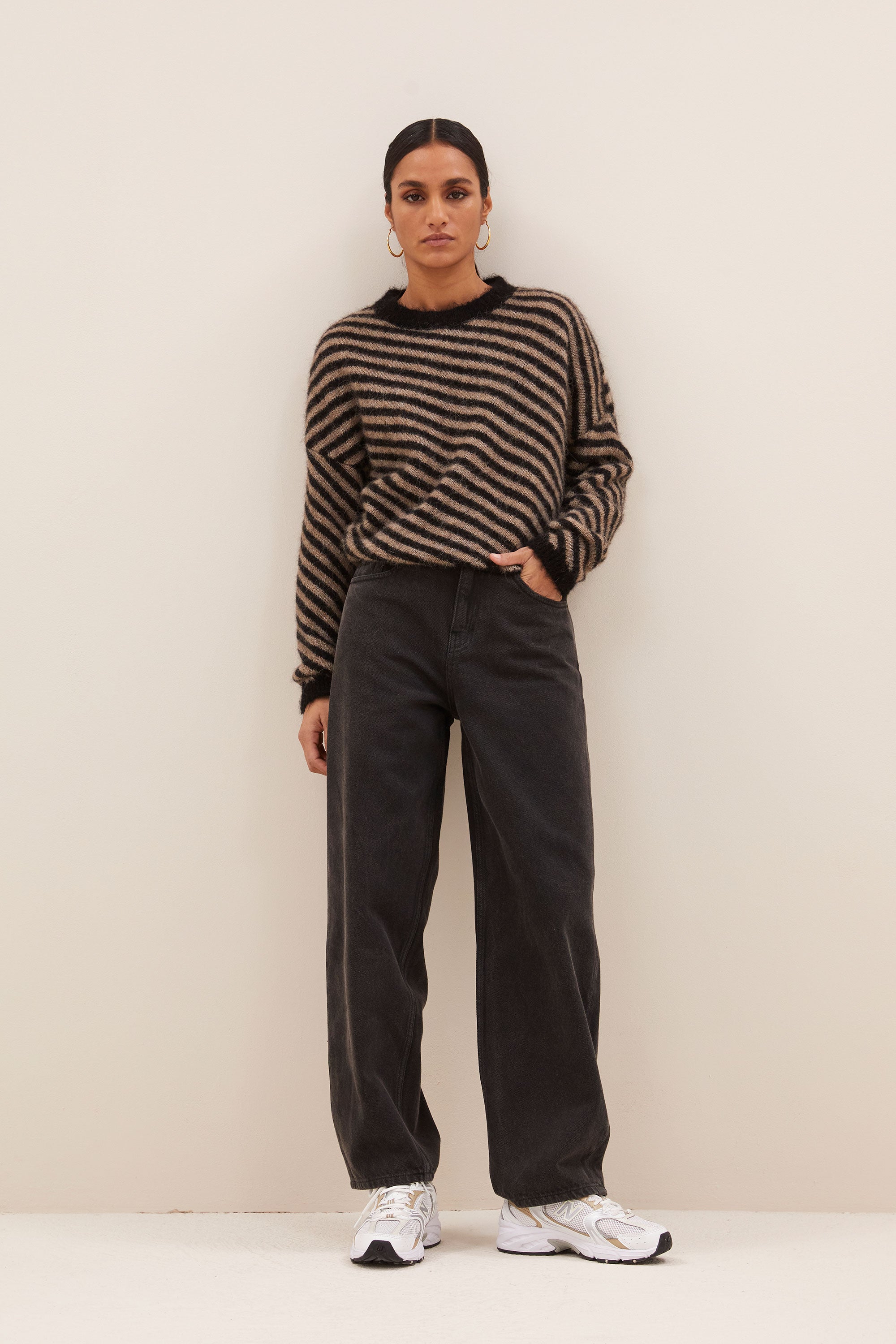 lew black pants | jet black