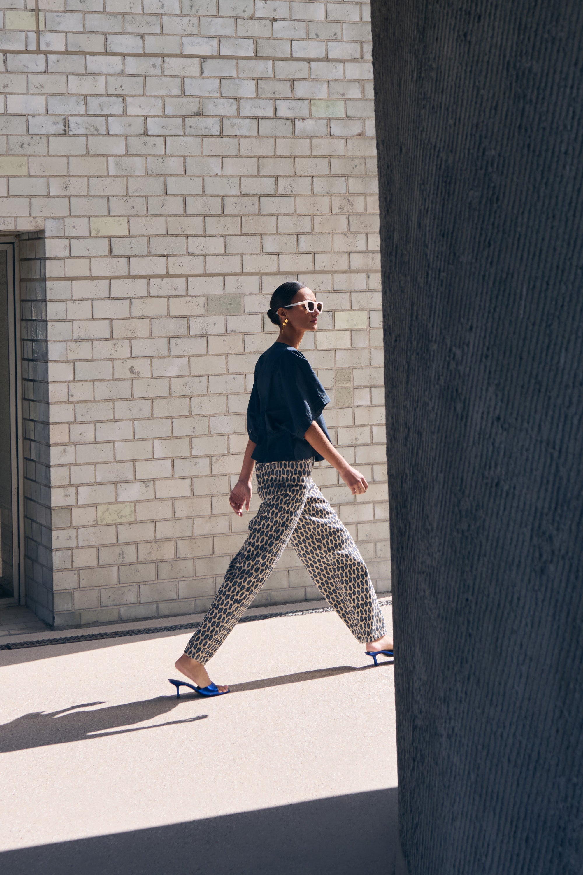 broek - lew paris cheetah pants - paris cheetah - by-bar