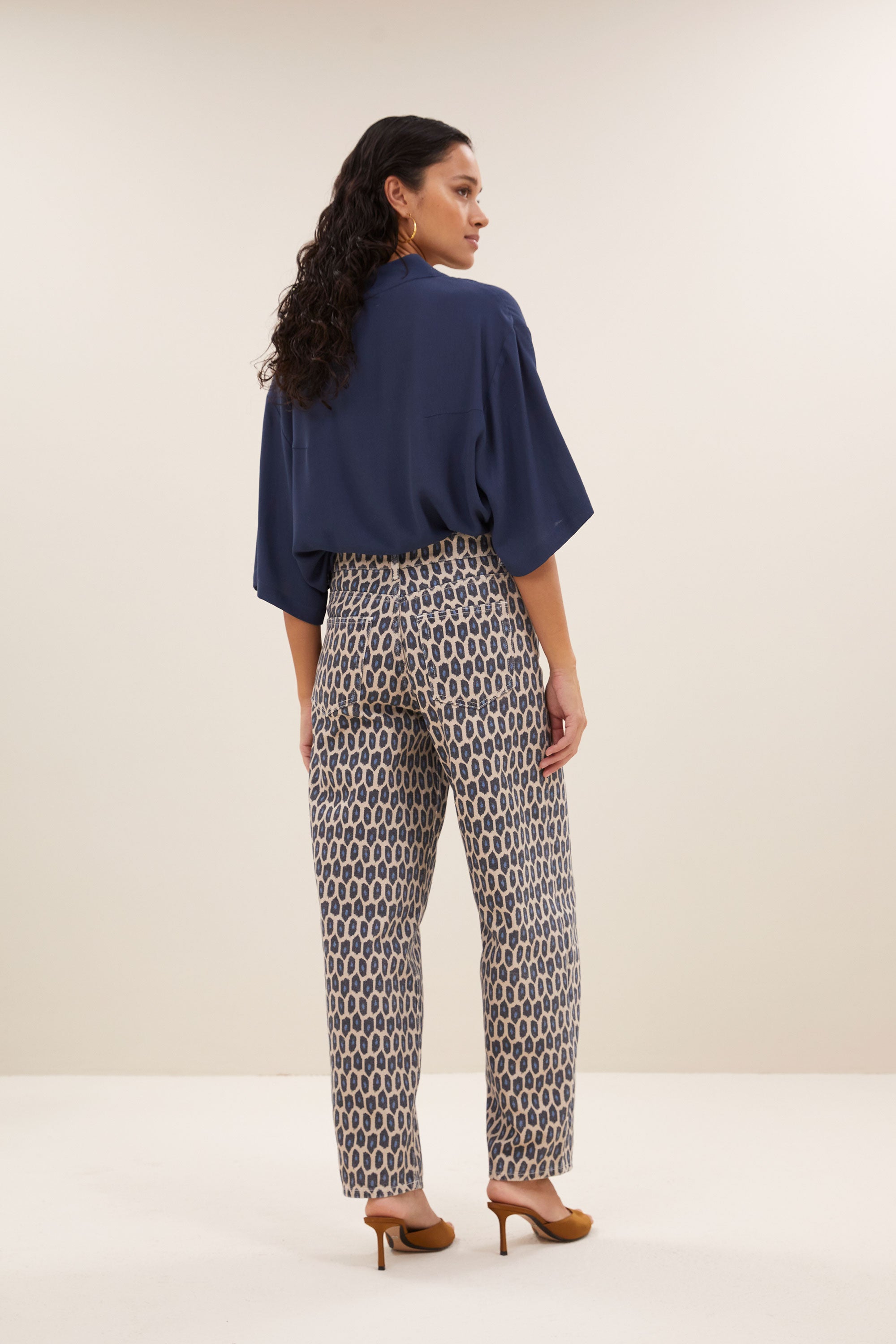 broek - lew paris cheetah pants - paris cheetah - by-bar