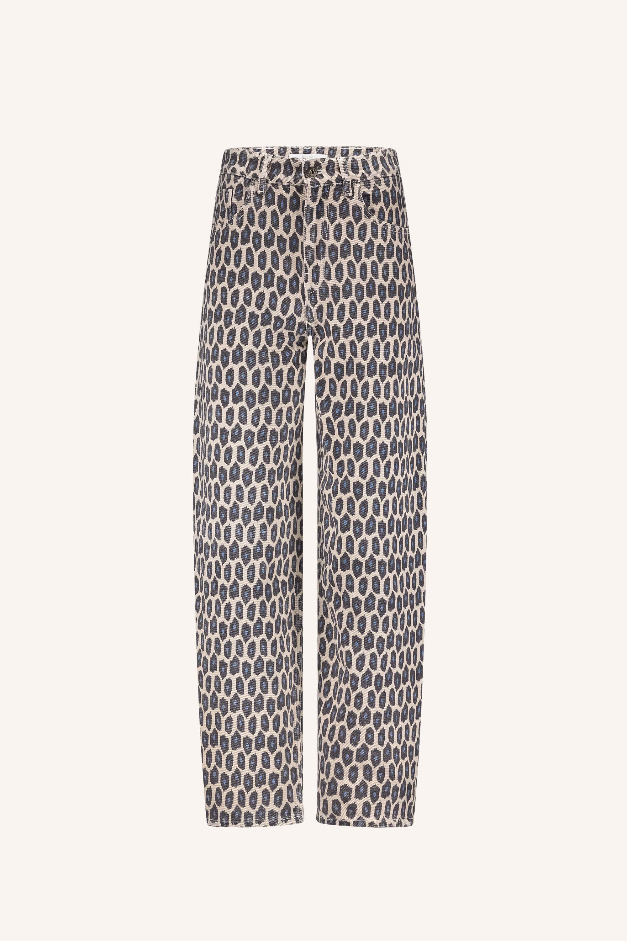 broek - lew paris cheetah pants - paris cheetah - by-bar